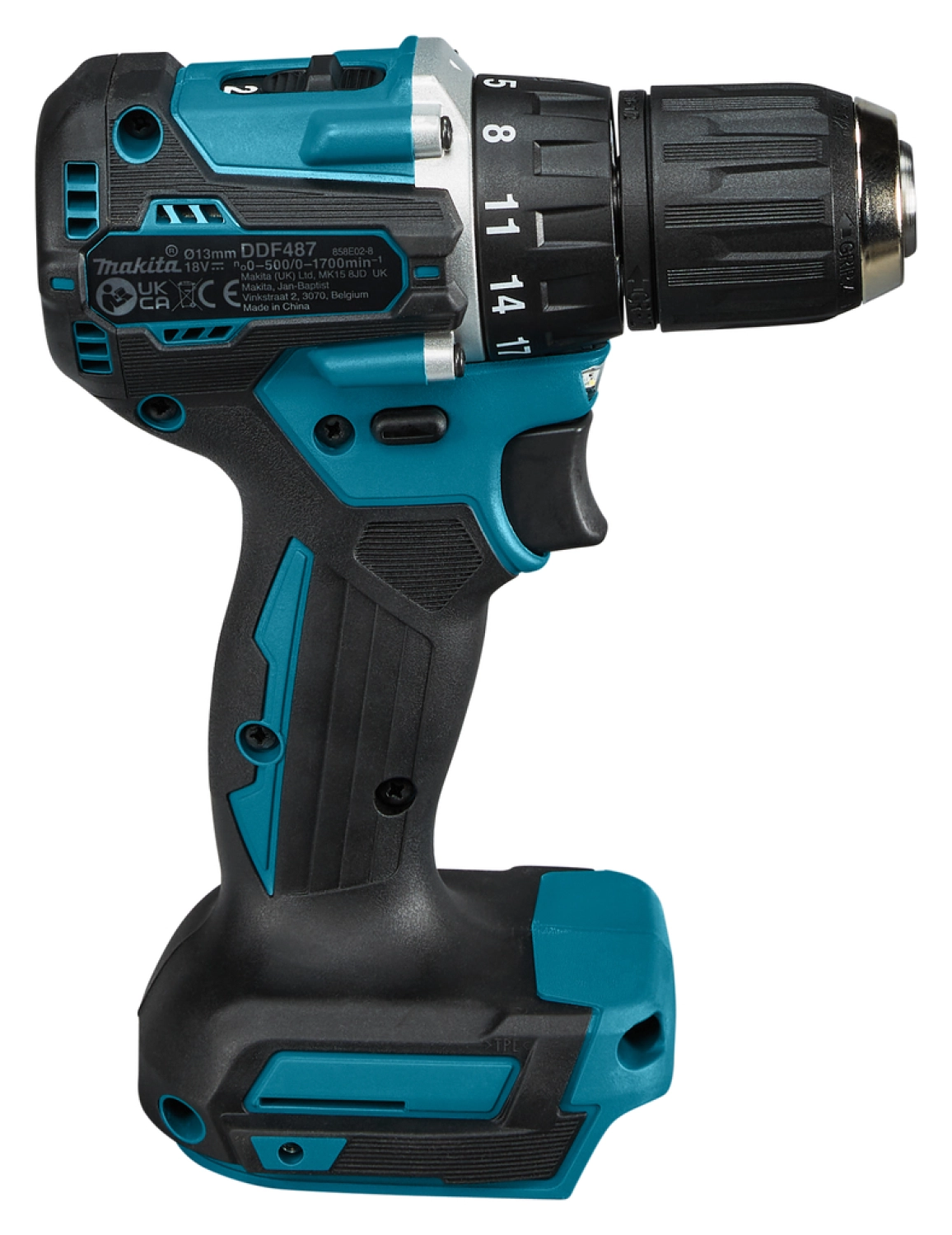 Perceuse visseuse sans-fil Makita DDF487Z - 18V Li-ion - 13 mm - Brushless - Machine seule-image