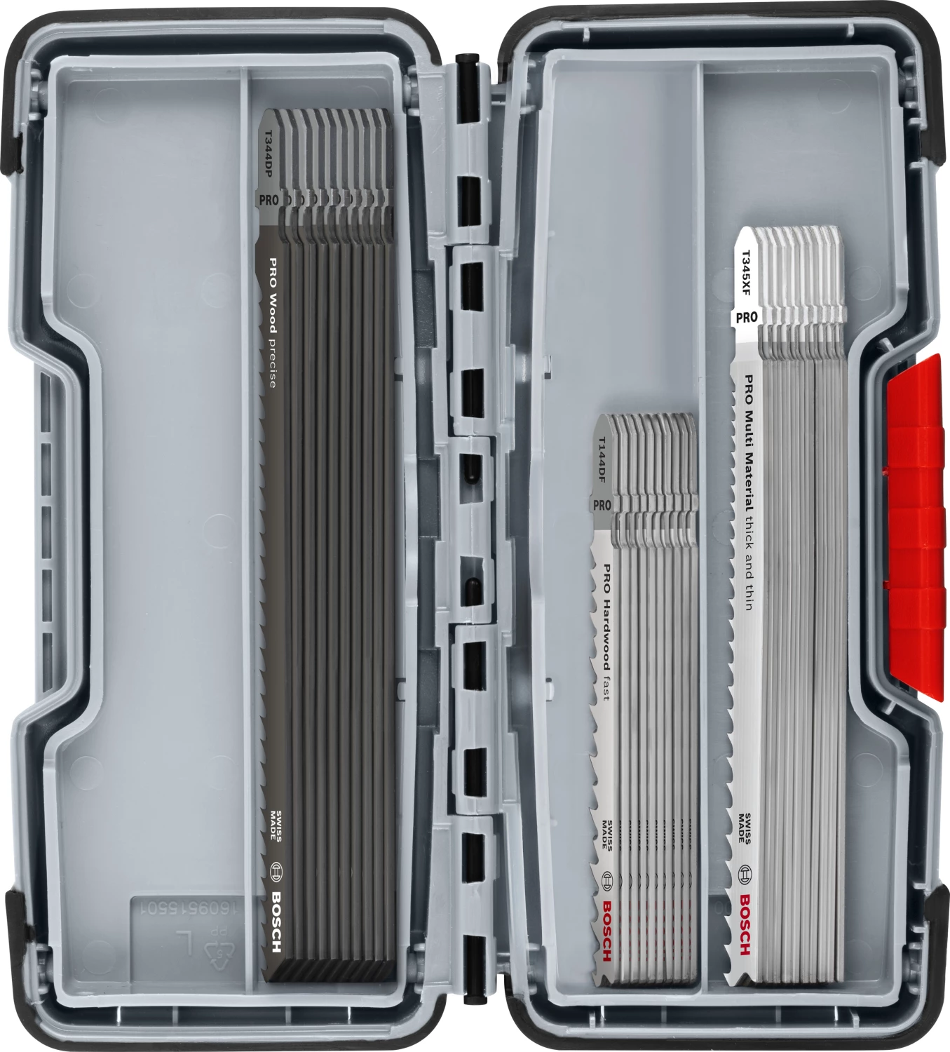 Bosch 2607011946 PRO Jeu de 30 lames de scie à bois et à métaux pour coupe grossière en cassette Toughbox-image