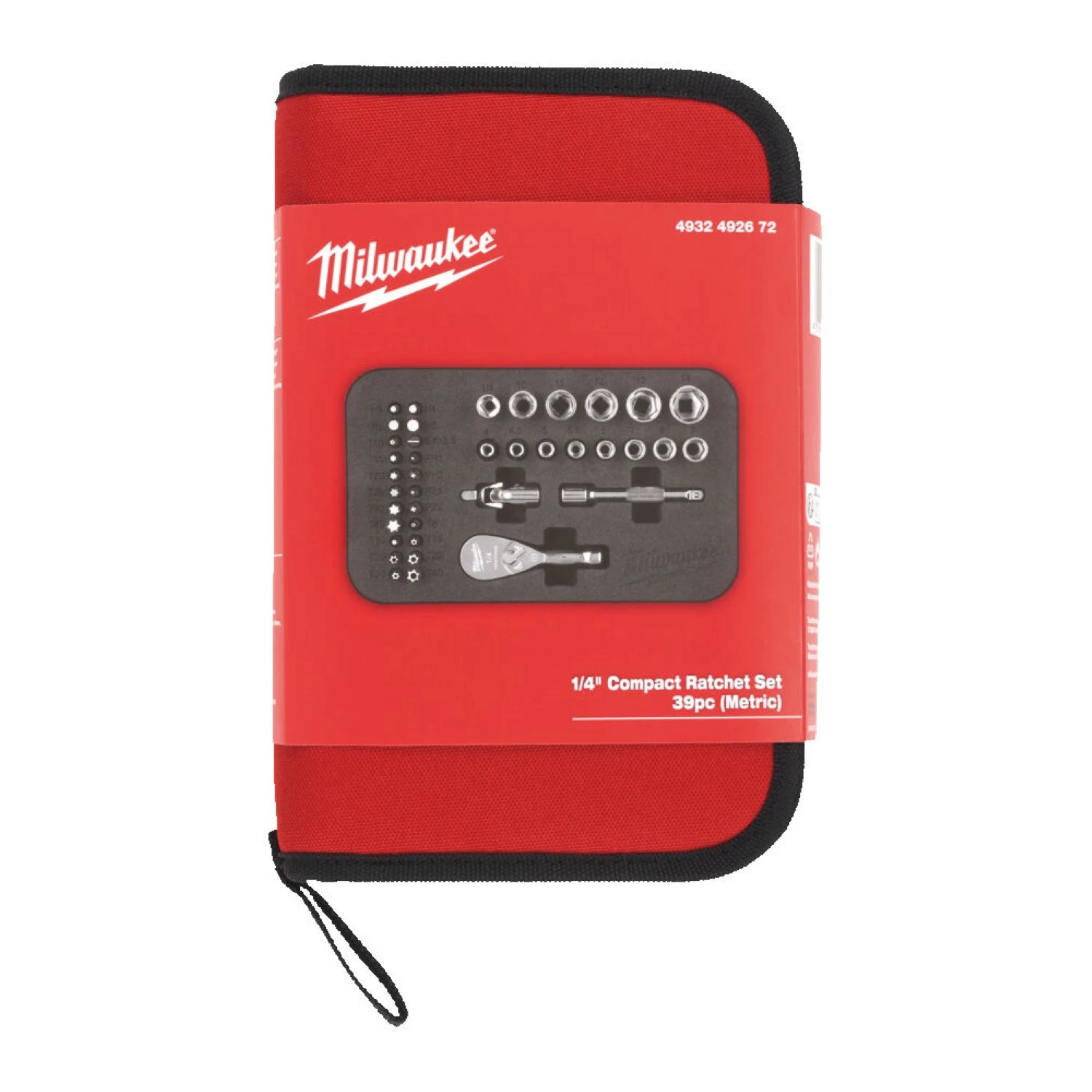 Milwaukee 4932492672 39-delige Ratel- en doppenset in etui - 1/4"-image