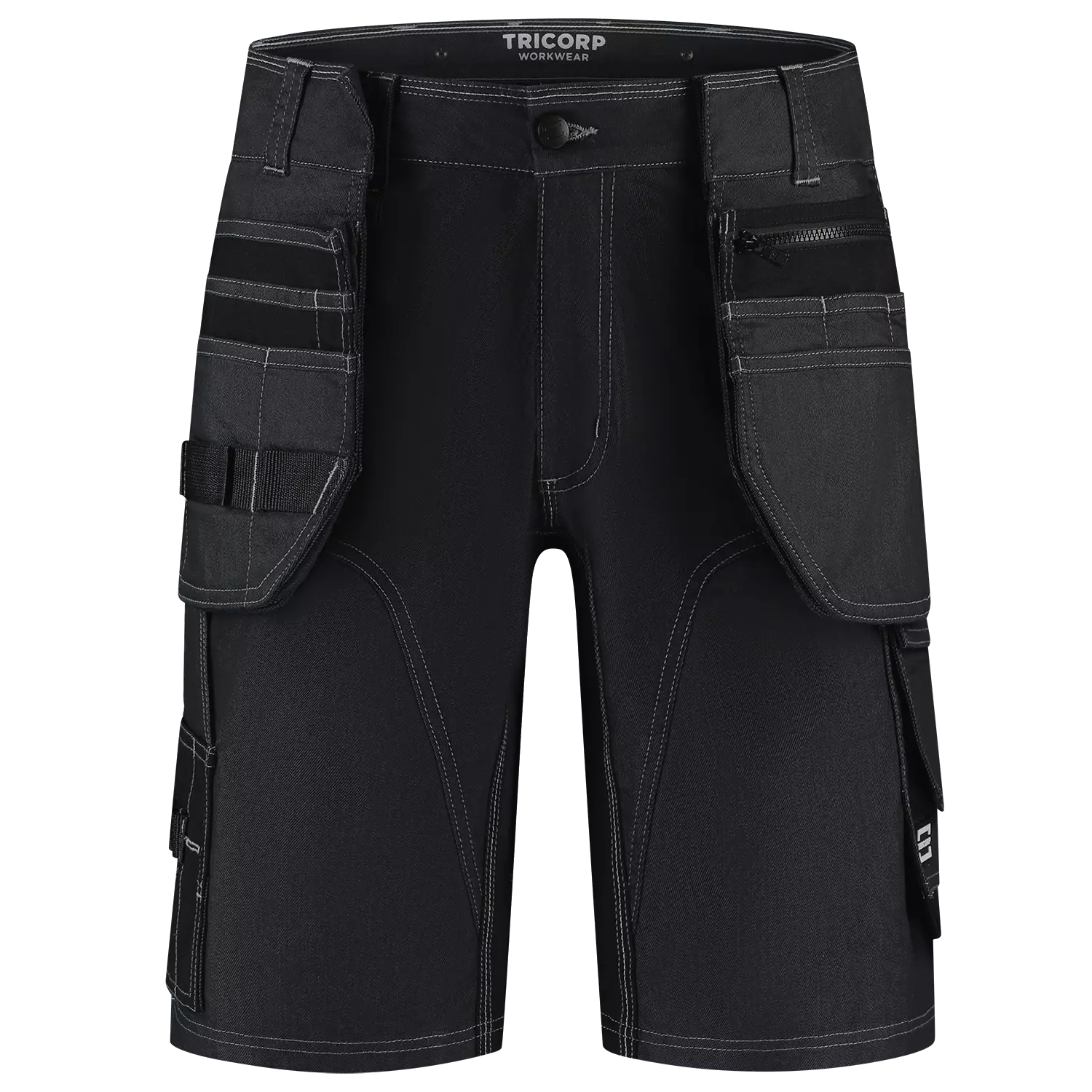 Tricorp 506123 Jeans werkbroek Functional Stretch - Kort - Black - 66