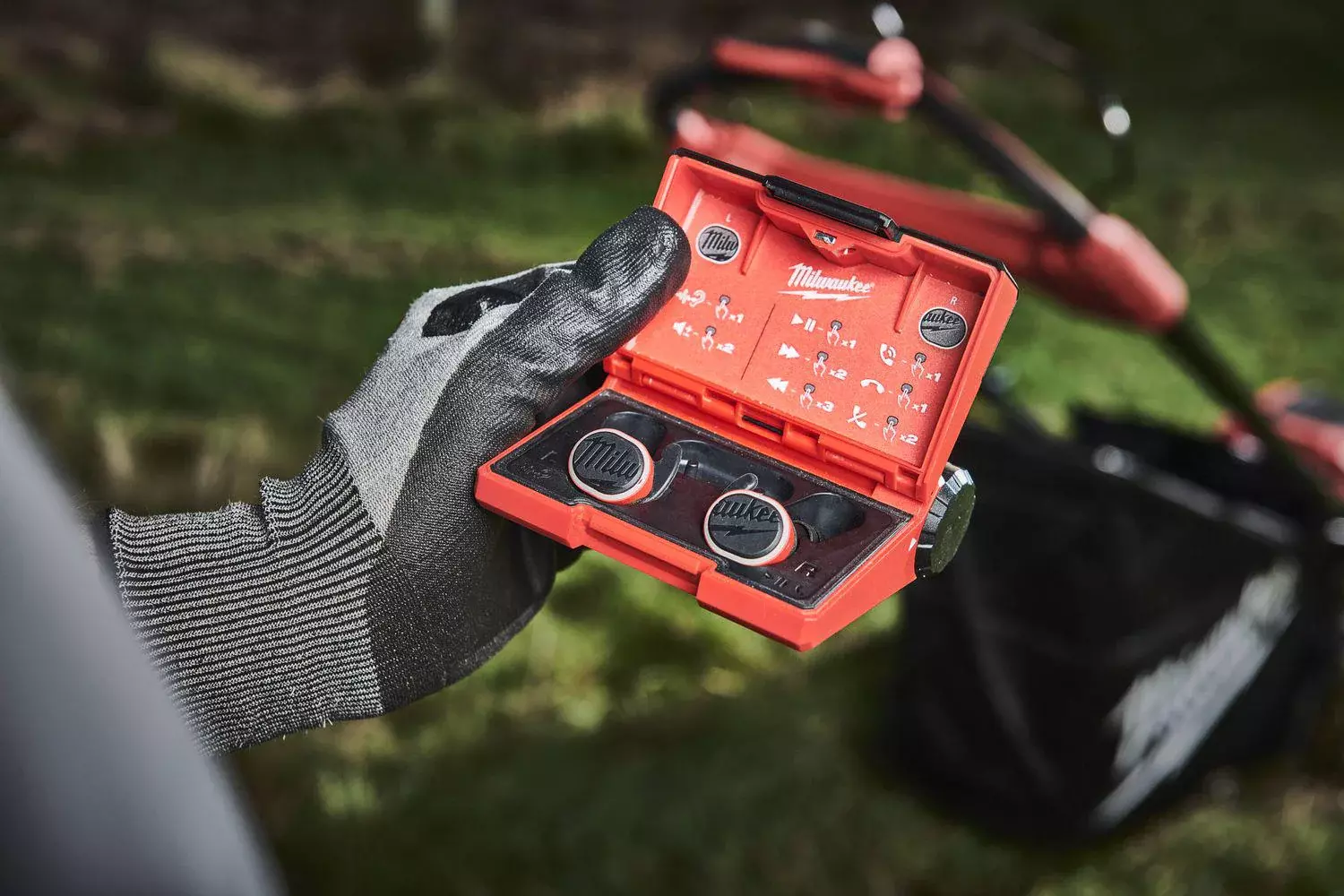 Milwaukee L4 RLEPB bouchons d'oreille - bluetooth - rechargeable-image