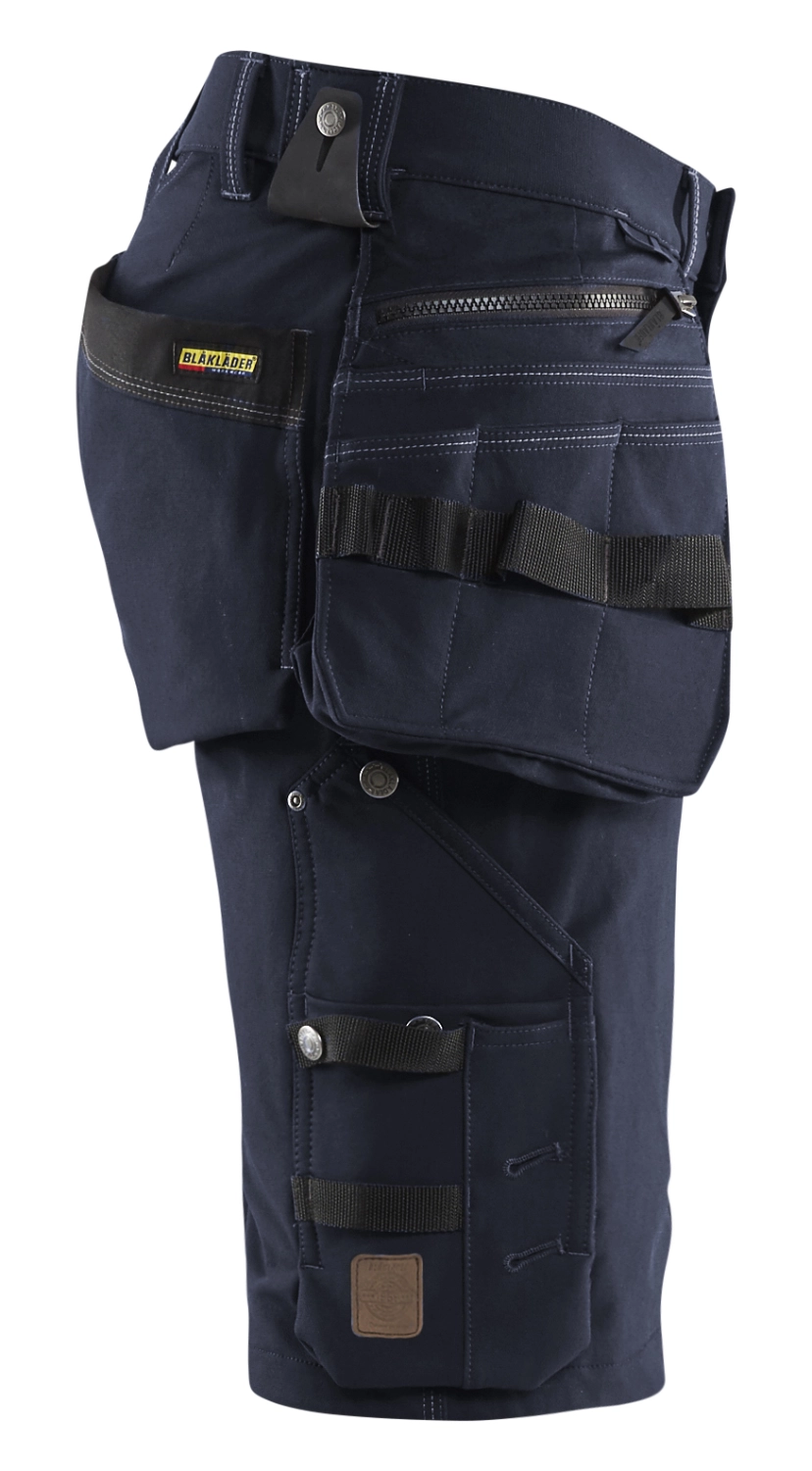 Blåkläder X1900 Werkbroek kort 4-weg Stretch 1988 - Zwart - Maat 48 (M)-image