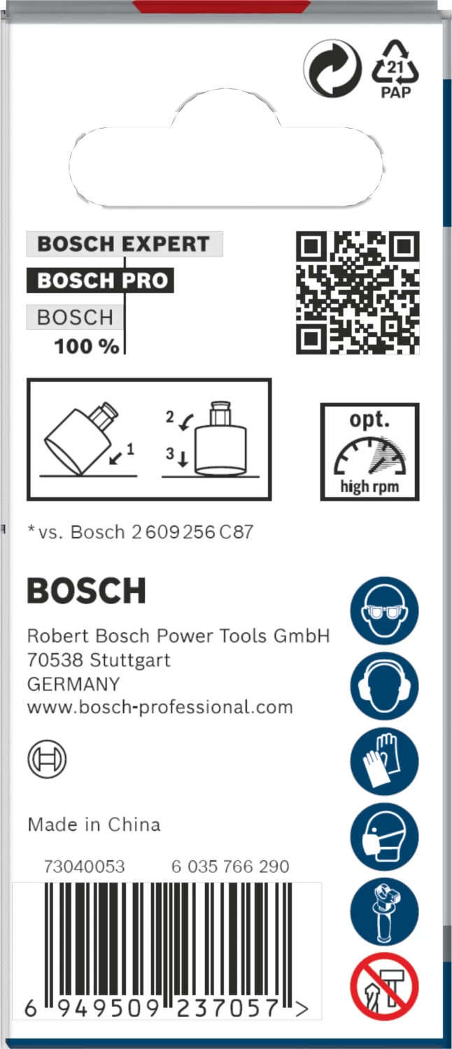 Scie-cloche diamantée pour carrelage Bosch 2608901553 PRO Tile PC Plus - 20 mm-image
