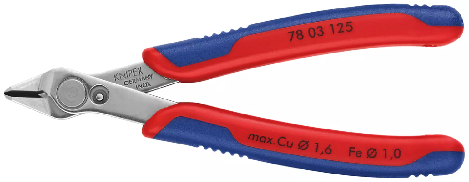 Knipex 7803125 Super-Knips Pince Coupante de Précision - Électronique - 125mm-image
