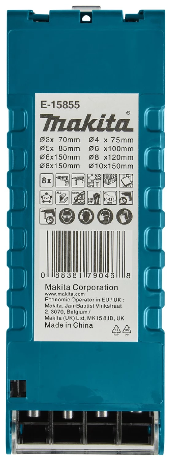Makita E-15855 8-delige Multiboorset-image