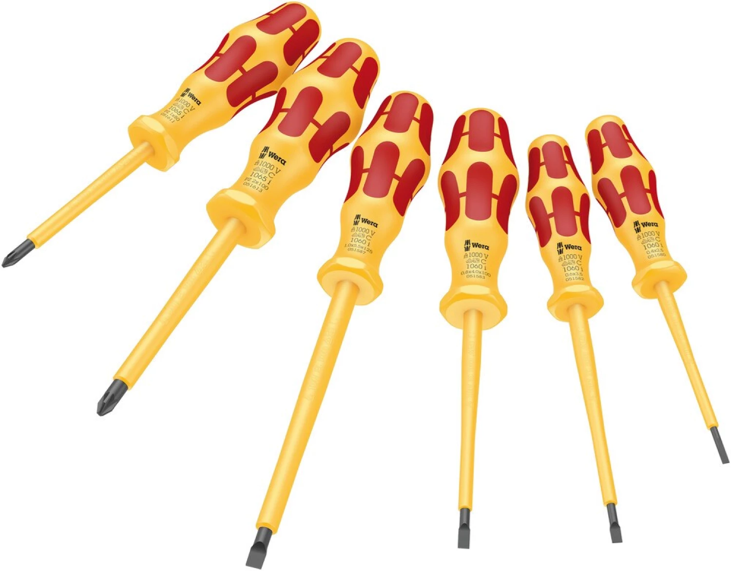 Wera 05051576001 Jeu de 6 tournevis Kraftform VDE 1060 i/1065 i/6-image