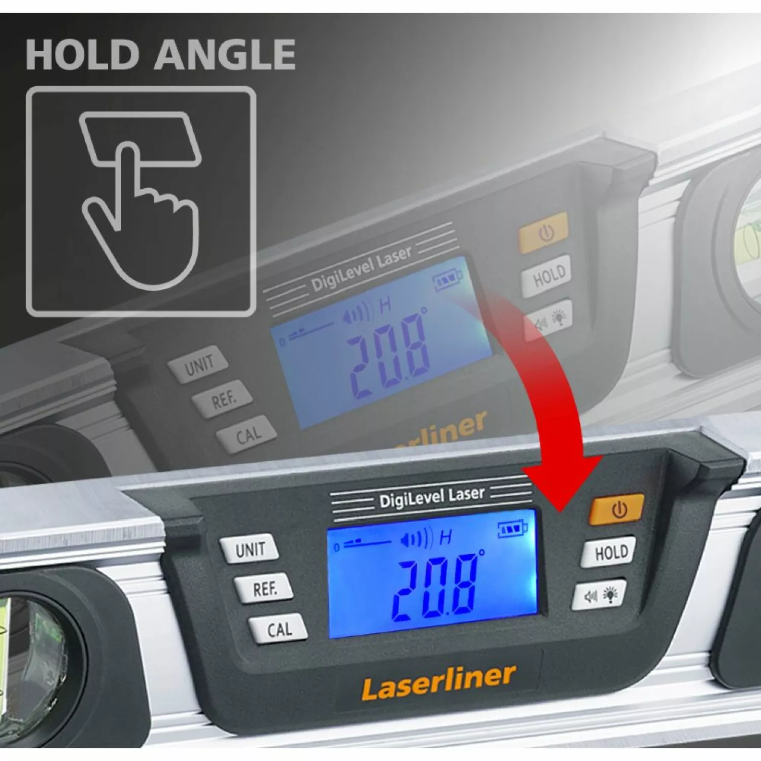 Laserliner DigiLevel-Laser G80 Digitale Elektronische waterpas - groene laser - 800mm-image