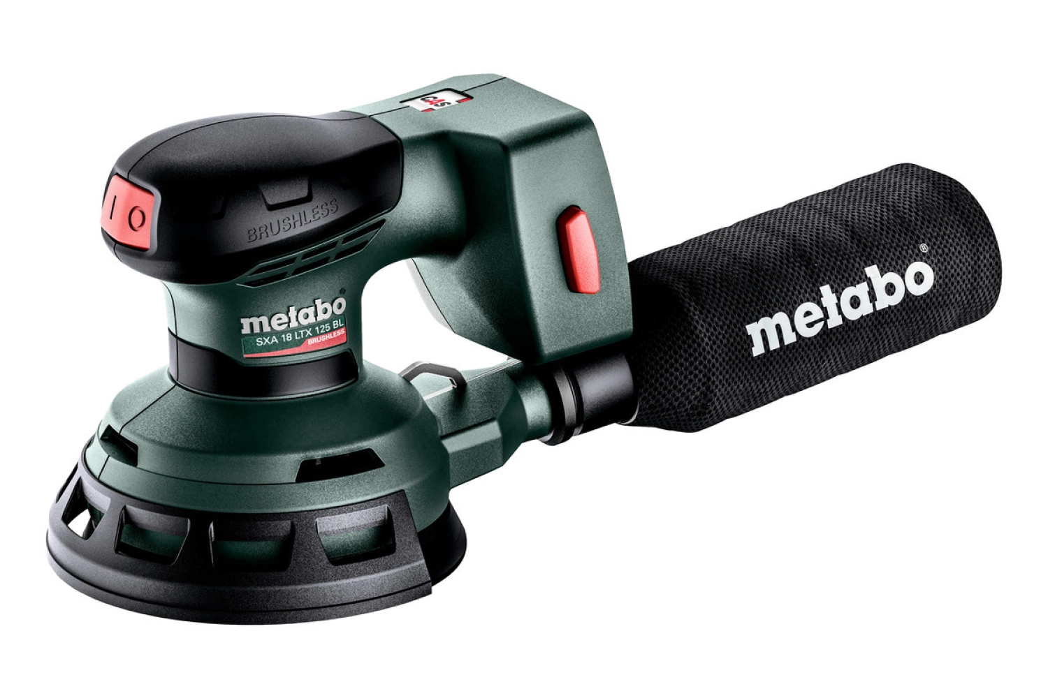 Metabo 691200000 - Ponceuse excentrique sans fil Li-Ion 18V (machine seule) dans systainer + 50x papier de verre - 125mm - moteur brushless-image
