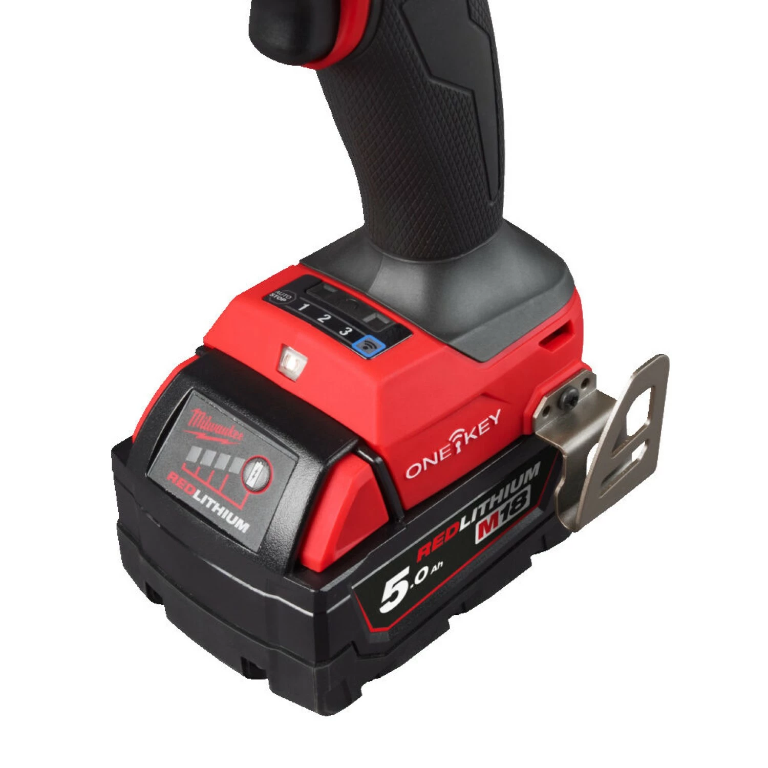 Milwaukee M18 ONEDD3-0X 18V Li-ion visseuse sans fil dans HD Box- 158Nm-image