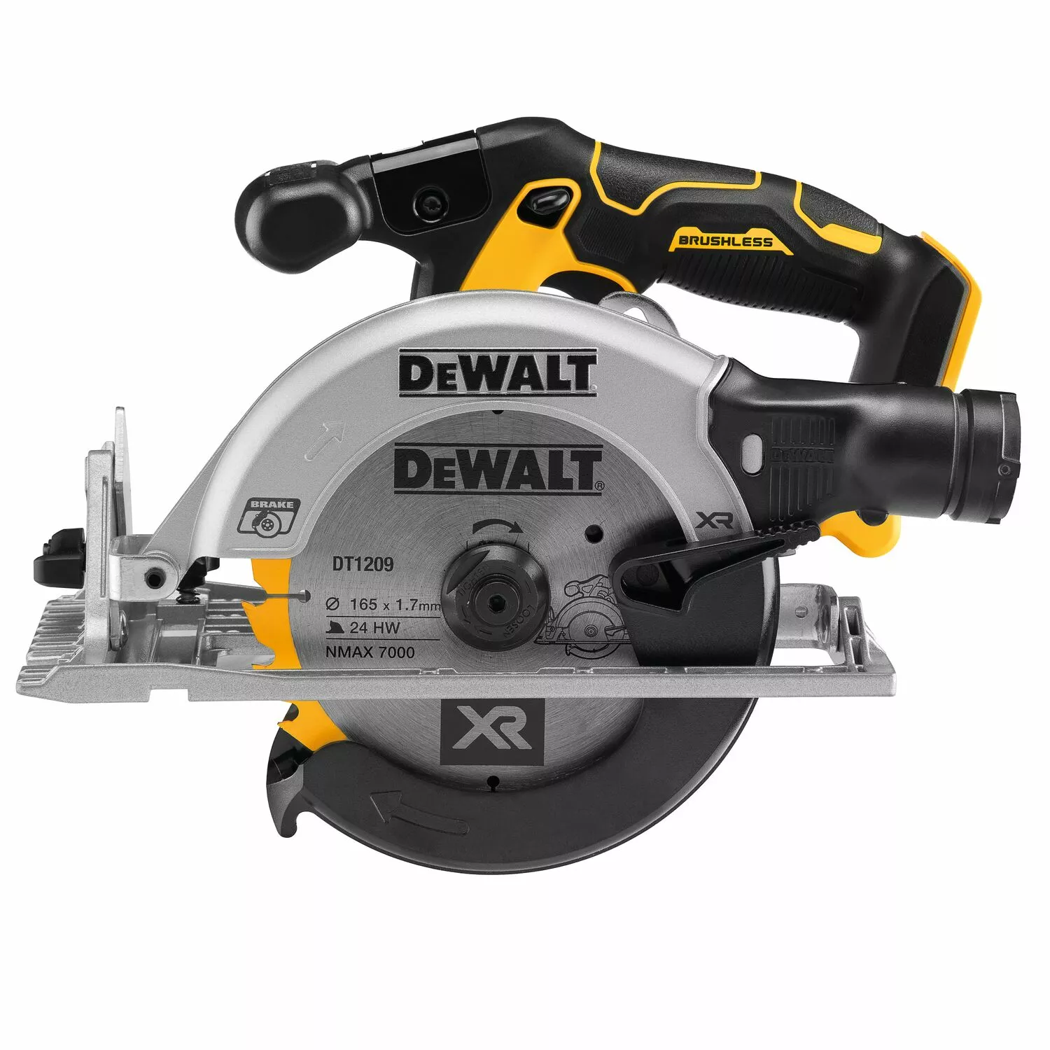 DeWALT DCS565NT-XJ 18V Li-ion XR accu cirkelzaag body in TSTAK - 165mm-image