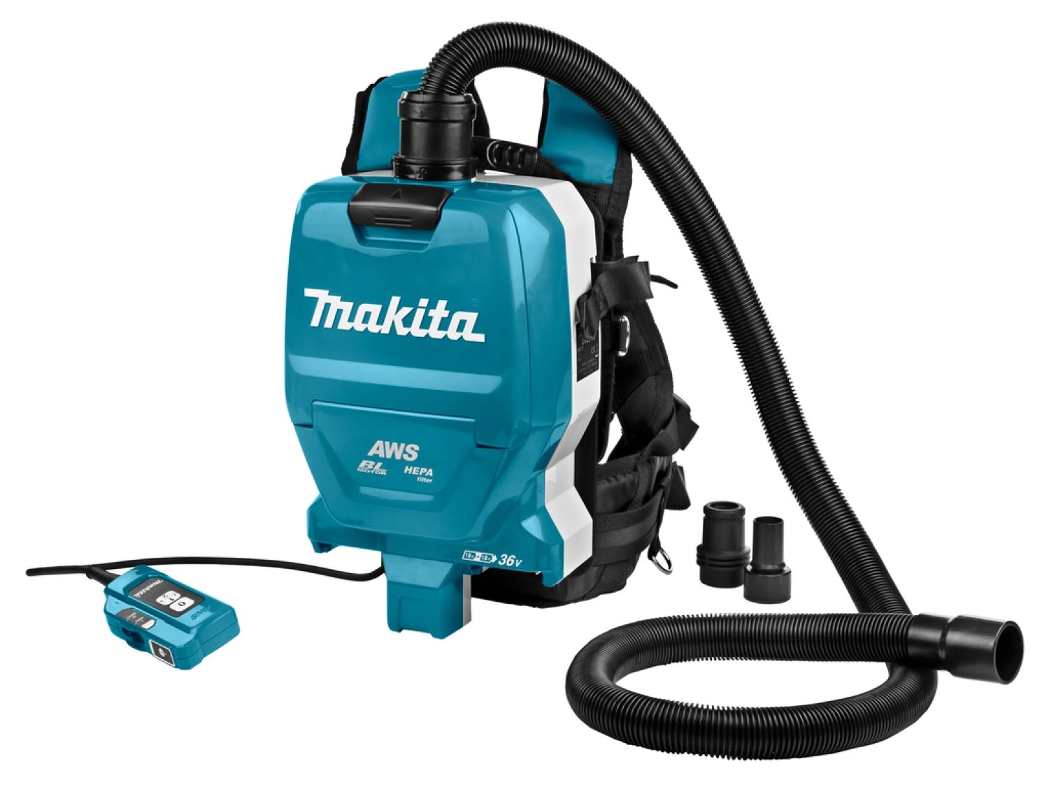 Makita DVC265ZXU - Aspirateur dorsal sans-fil - 36V Li-ion (2 x 18) - brushless - Machine seule-image