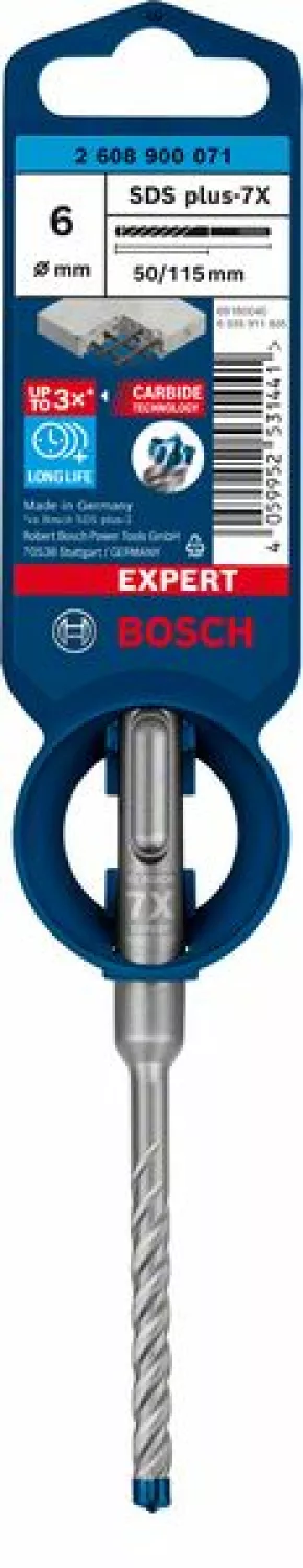 Bosch 2608900071 EXPERT Foret SDS Plus-7X - 6x50x115mm-image