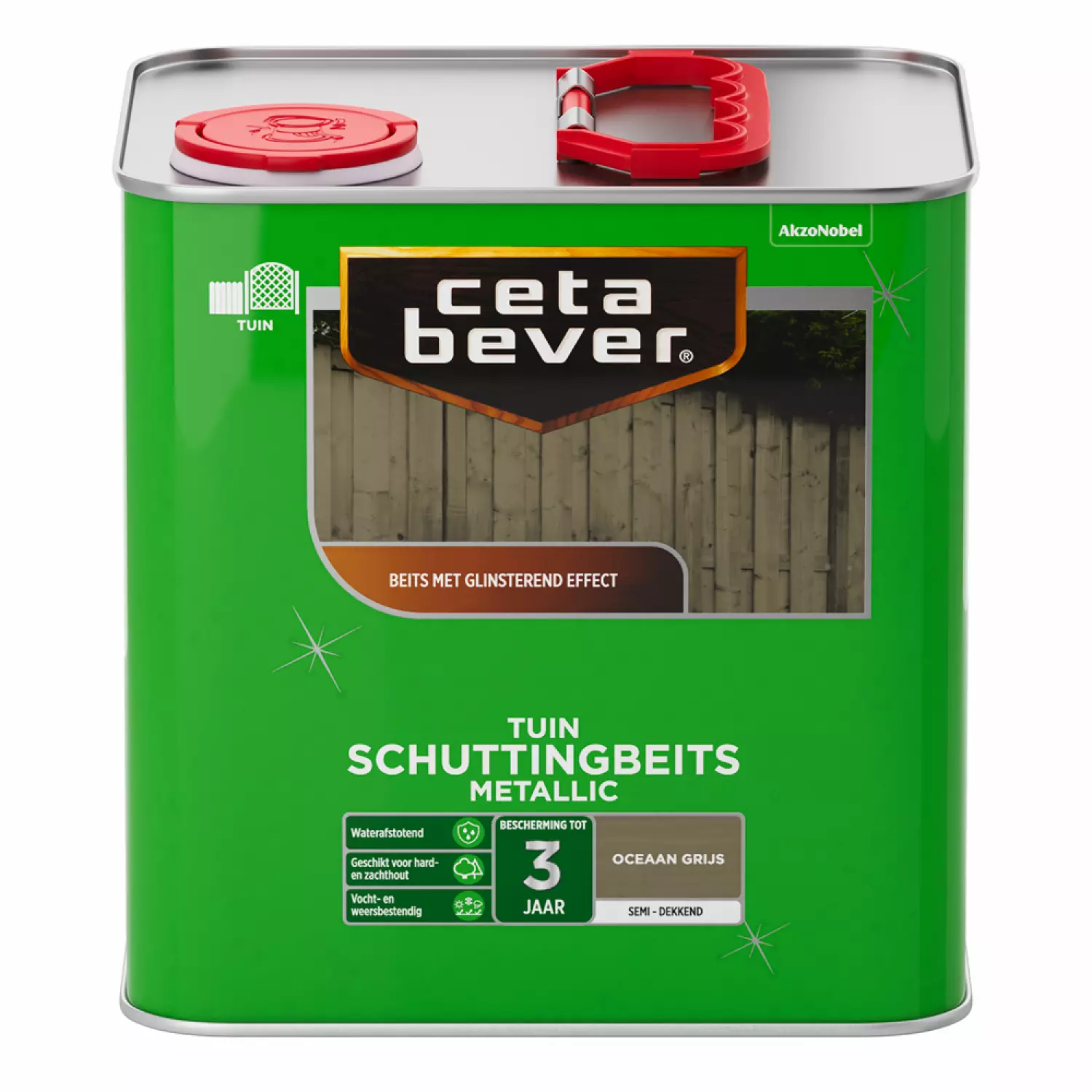 Cetabever Schuttingbeits - Oceaan Grijs - 2,5L-image