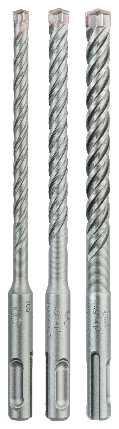 Bosch 2608833912 Jeu de forets SDS plus-5X PRO - 6/8/10 mm (3 pièces)-image