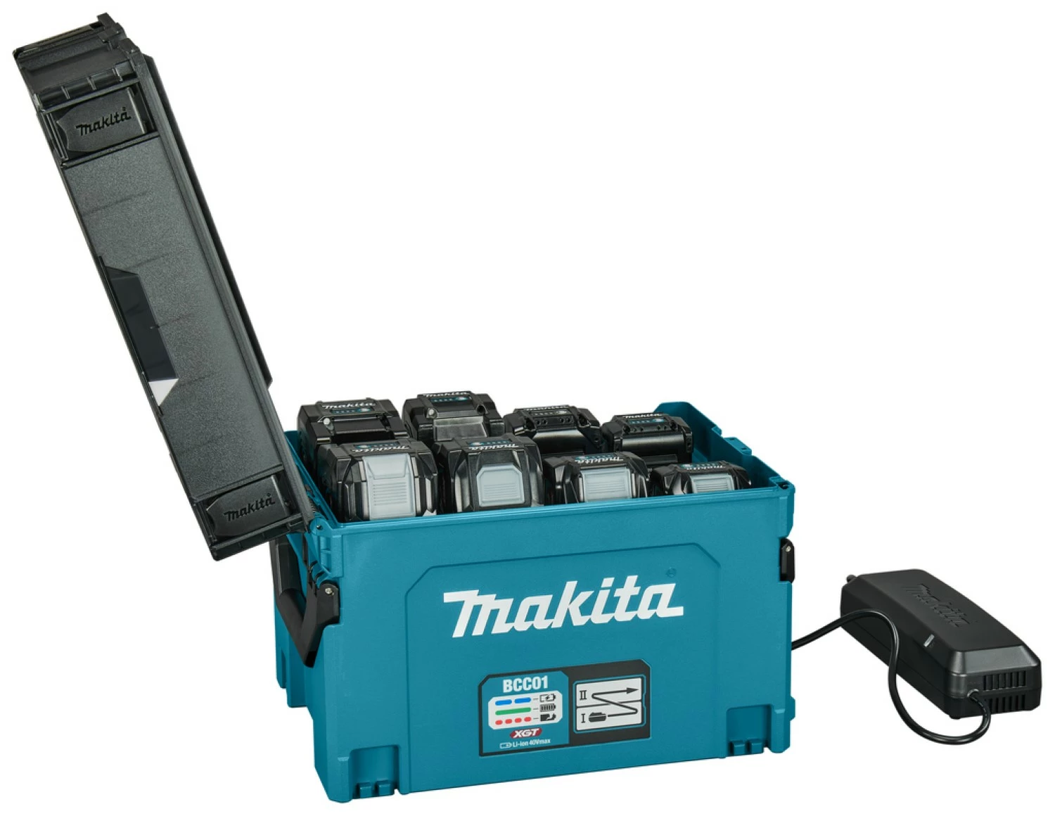 Makita BC001 XGT Oplaadbox voor max 8 accu's (t/m BL4080F)-image