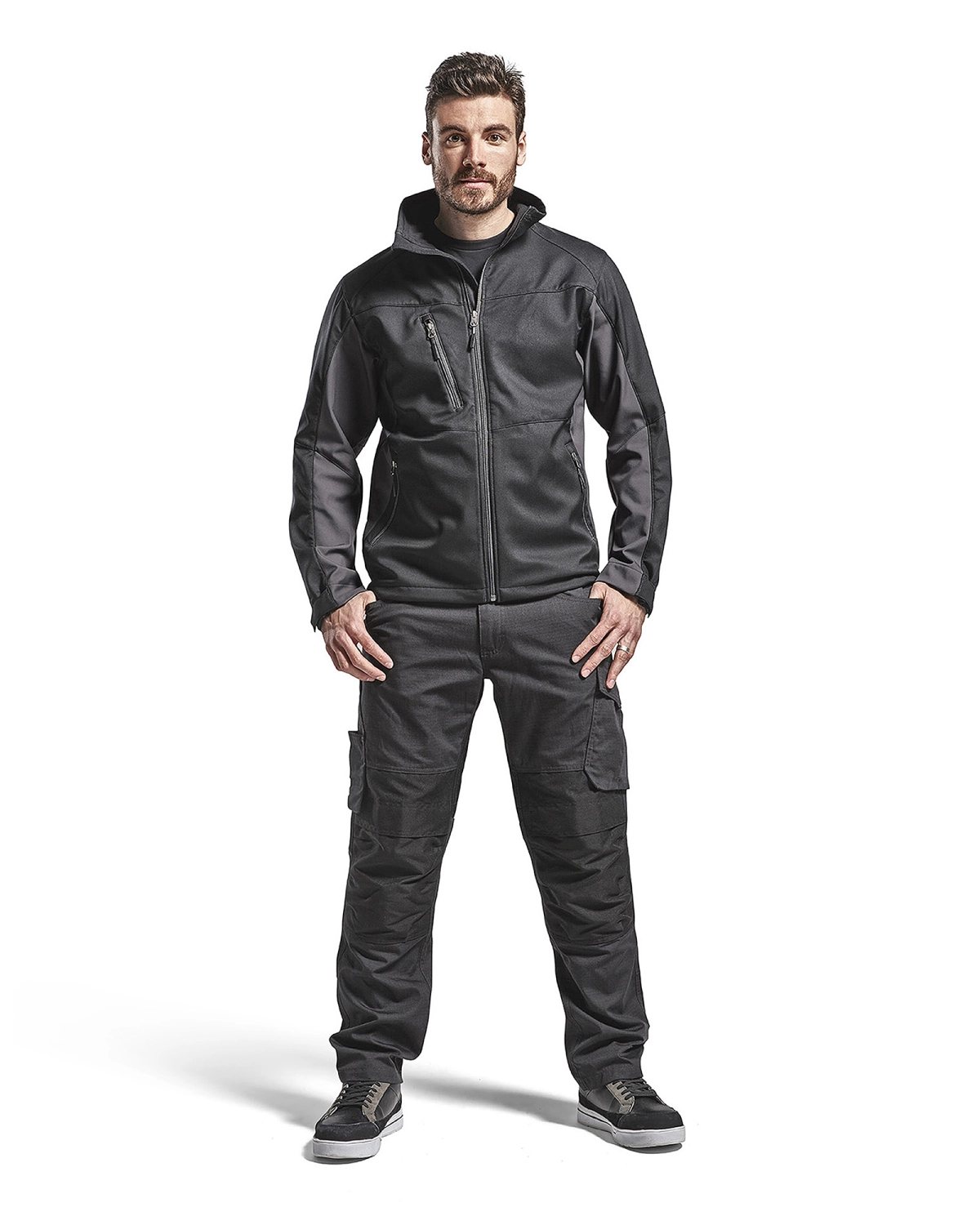 BlÃ¥klÃ¤der 4950 Softshell Jack - zwart/donkergrijs - XL-image