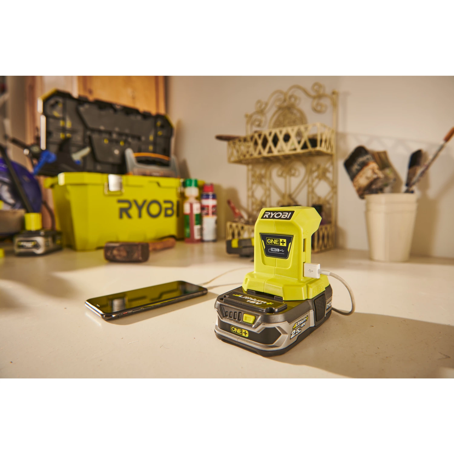 Ryobi R18USB-0 18V Li-Ion accu USB Lader-image