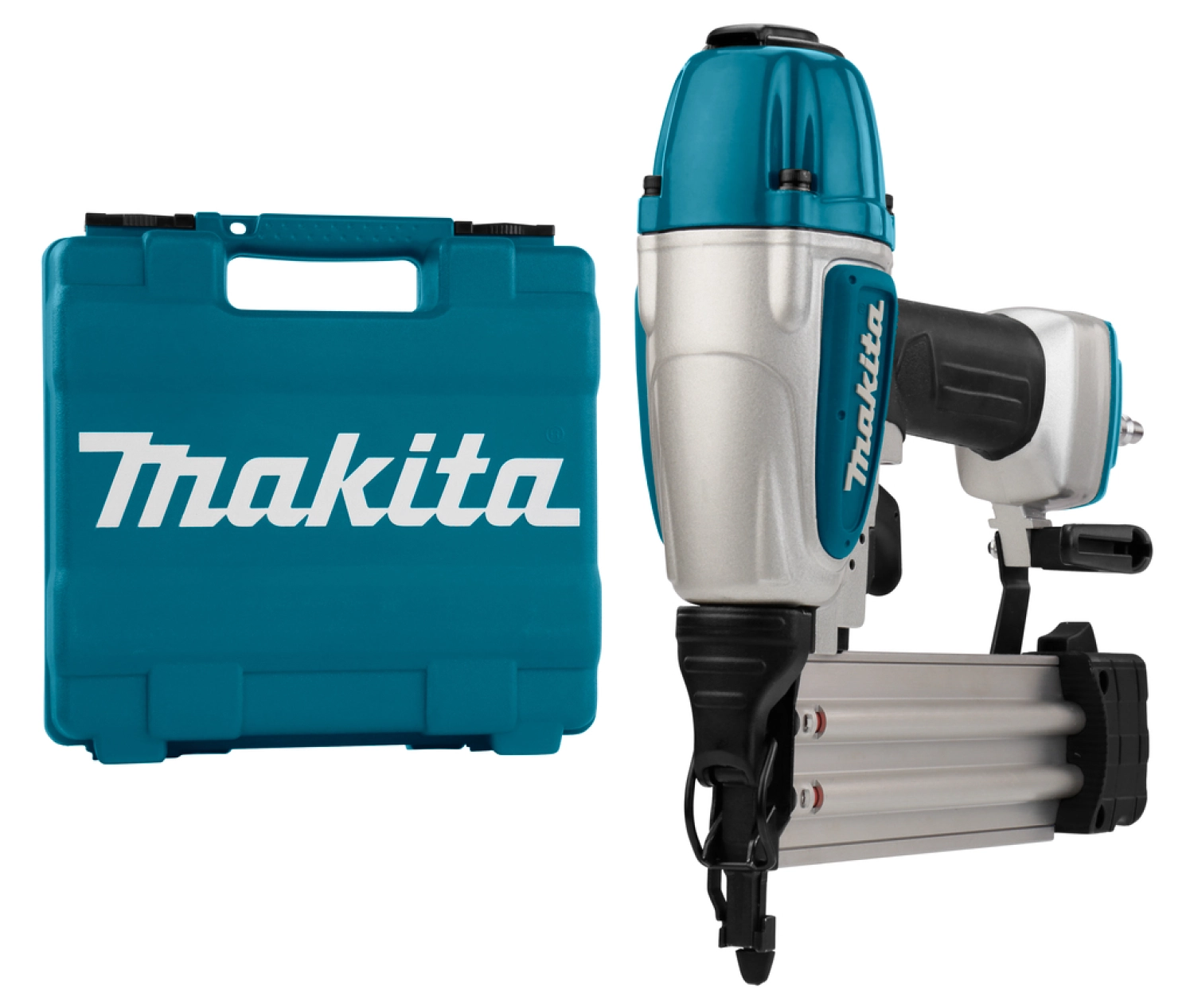 Makita AF506 Cloueuse de finition pneumatique en coffret - 15-50 mm - 18Ga - 8 bar-image