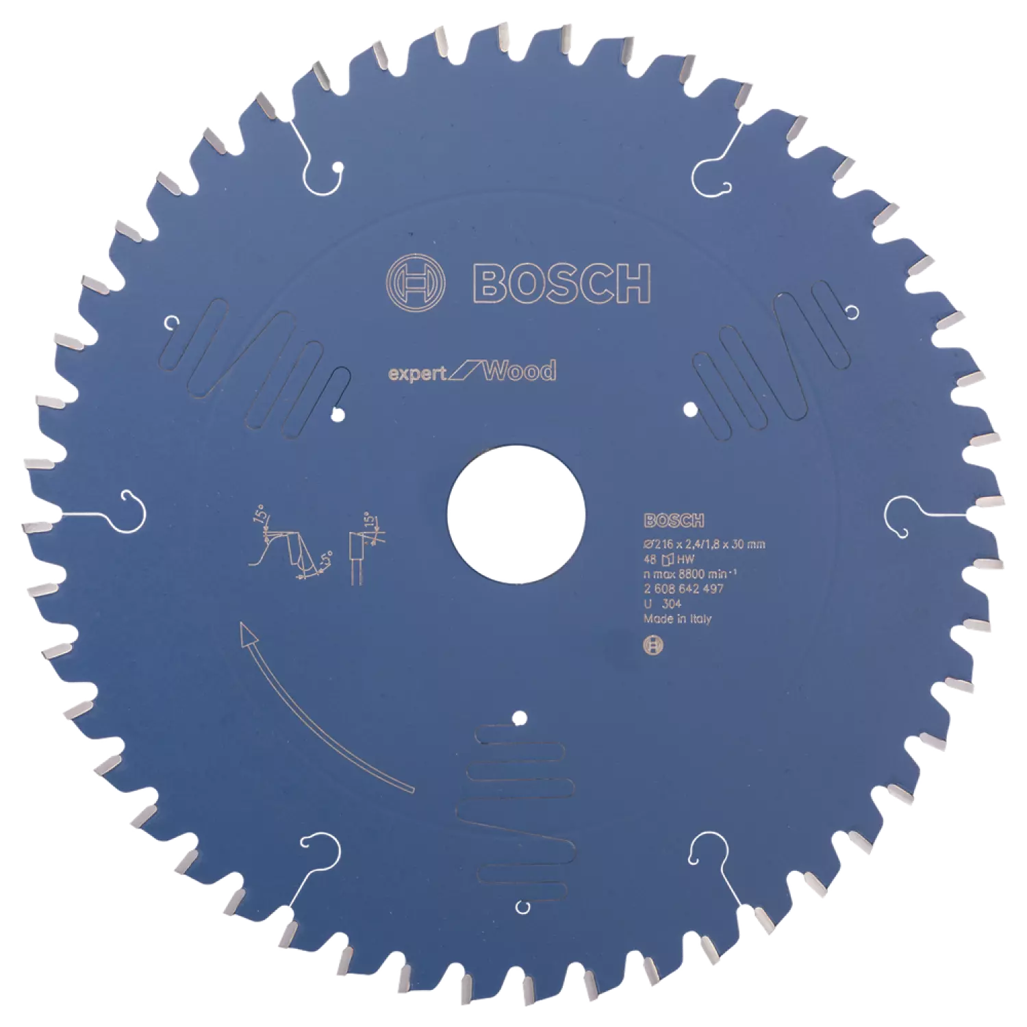 Bosch 2608642497 Expert Cirkelzaagblad - 216 x 30 x 48T - Hout - Carbide-image