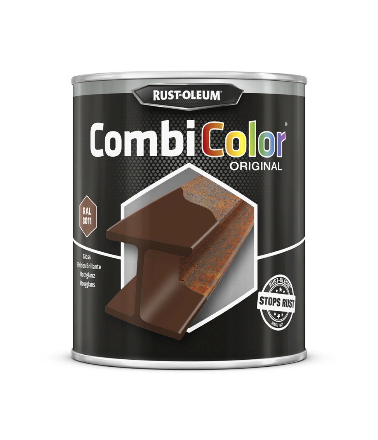 Rust-Oleum Combicolor Hoogglans - RAL 8011 notenbruin - 2,5L-image