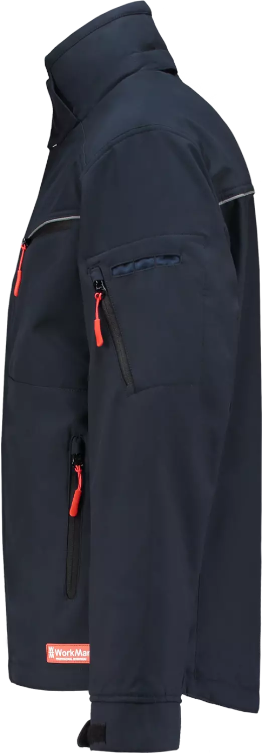 Workman 2532 Softshell Jacket Winter - Navy - M-image