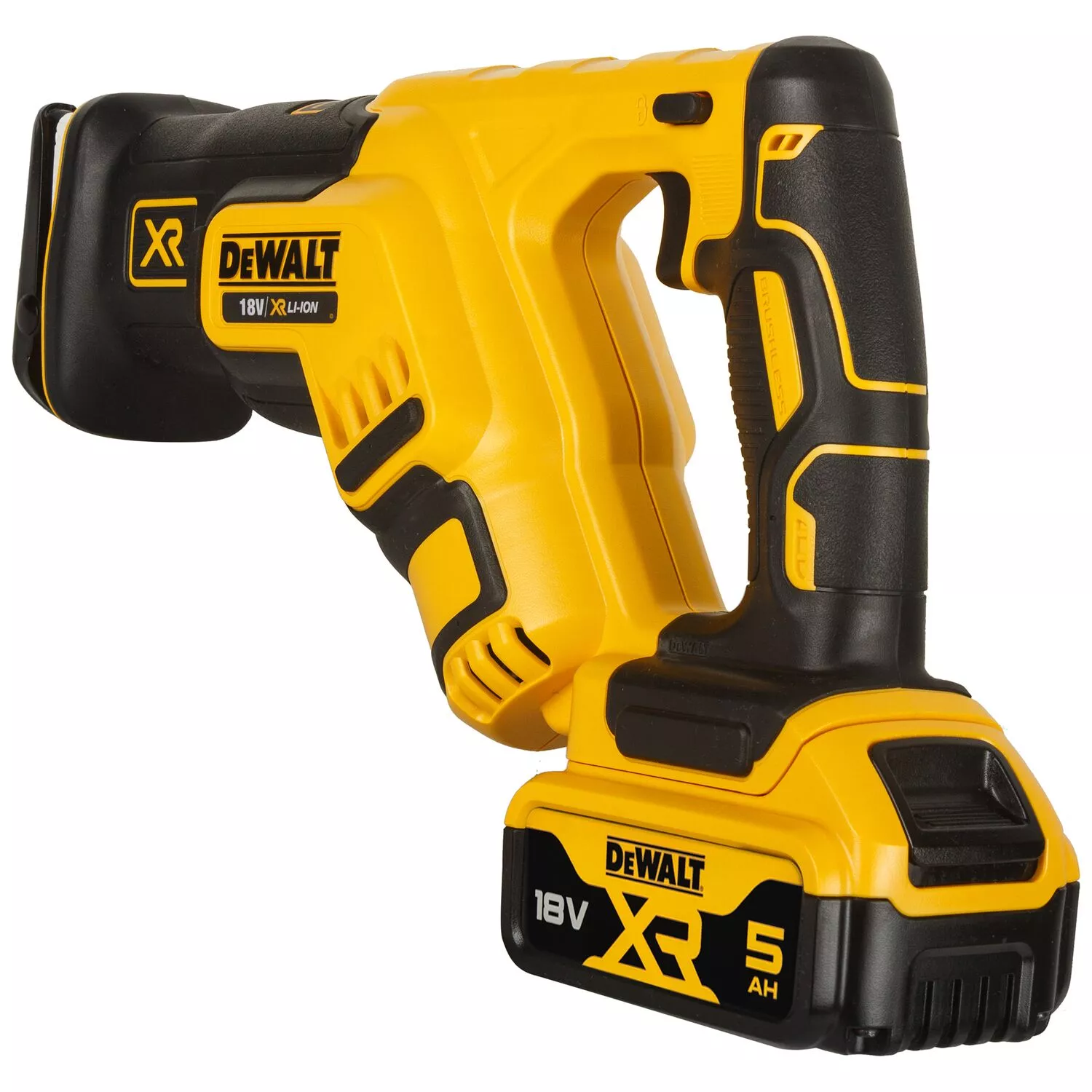 DeWALT DCS367P2 18V Li-ion XR accu reciprozaag set (2x 5.0Ah) in TSTAK - koolborstelloos-image