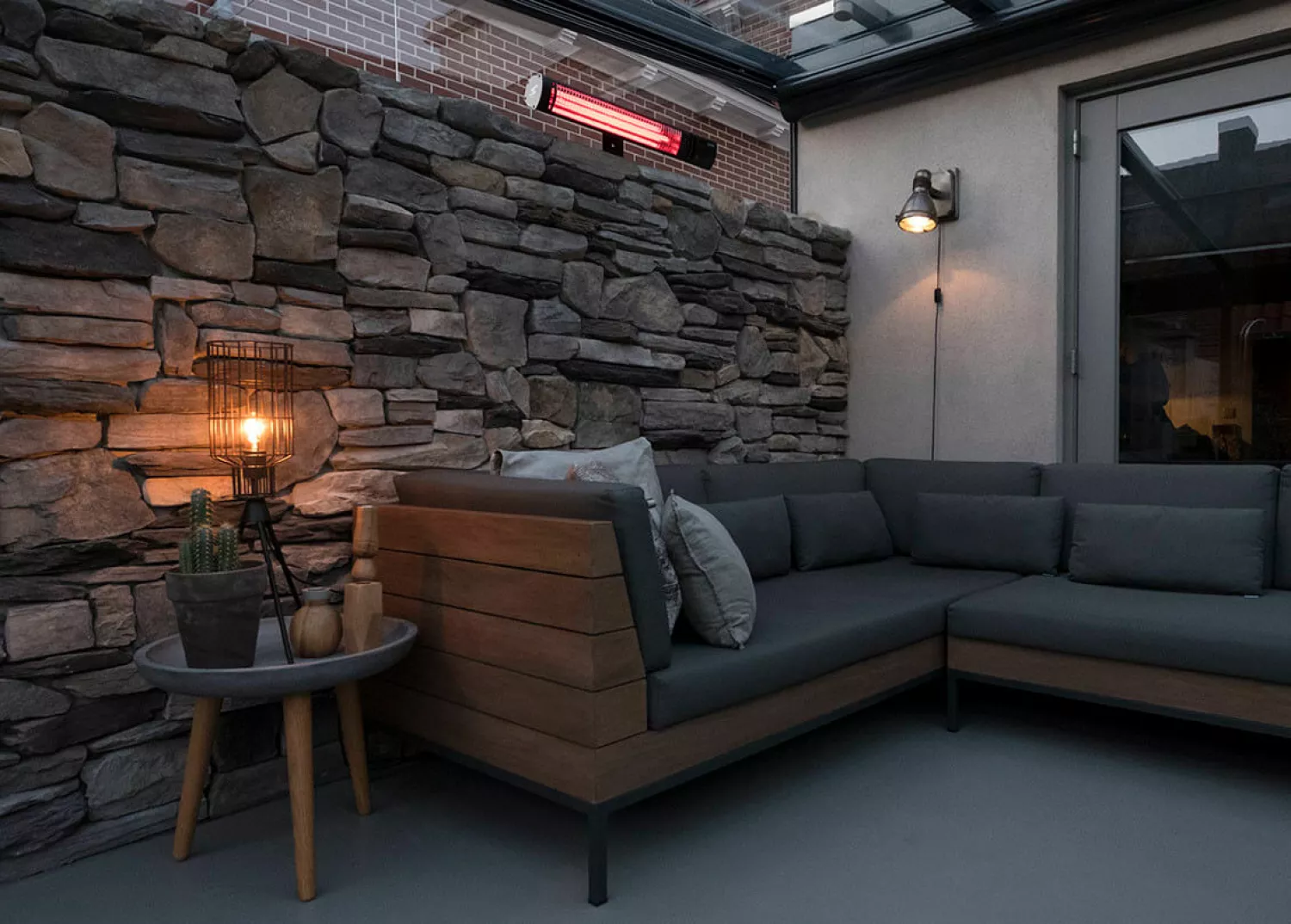 EUROM Golden Shadow 2500 - Radiateur électrique de terrasse - 2500W-image