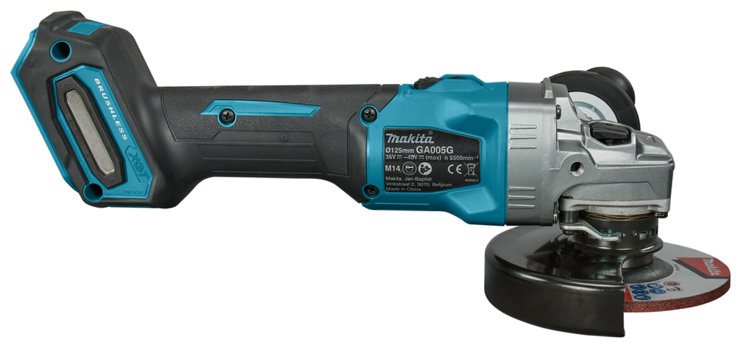 Makita GA005GZ01 40V Li-Ion accu haakse slijper body in Mbox - 125x22,23mm - koolborstelloos-image