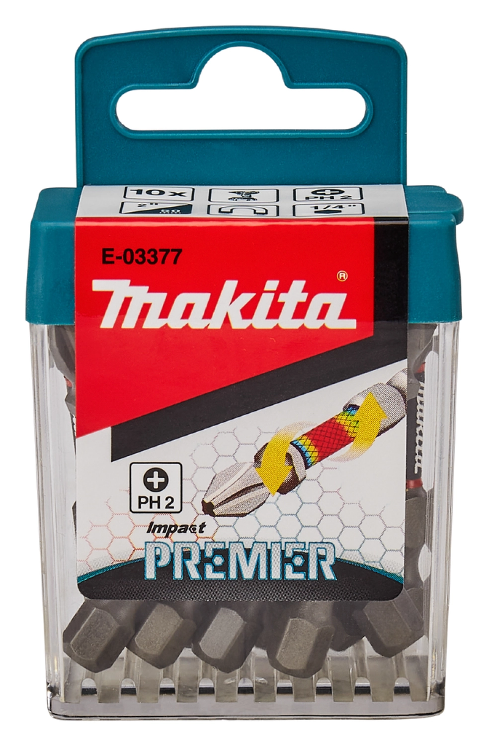 Makita E -03377 Embout de vis - Ph2 x 50 mm (10 pcs)-image