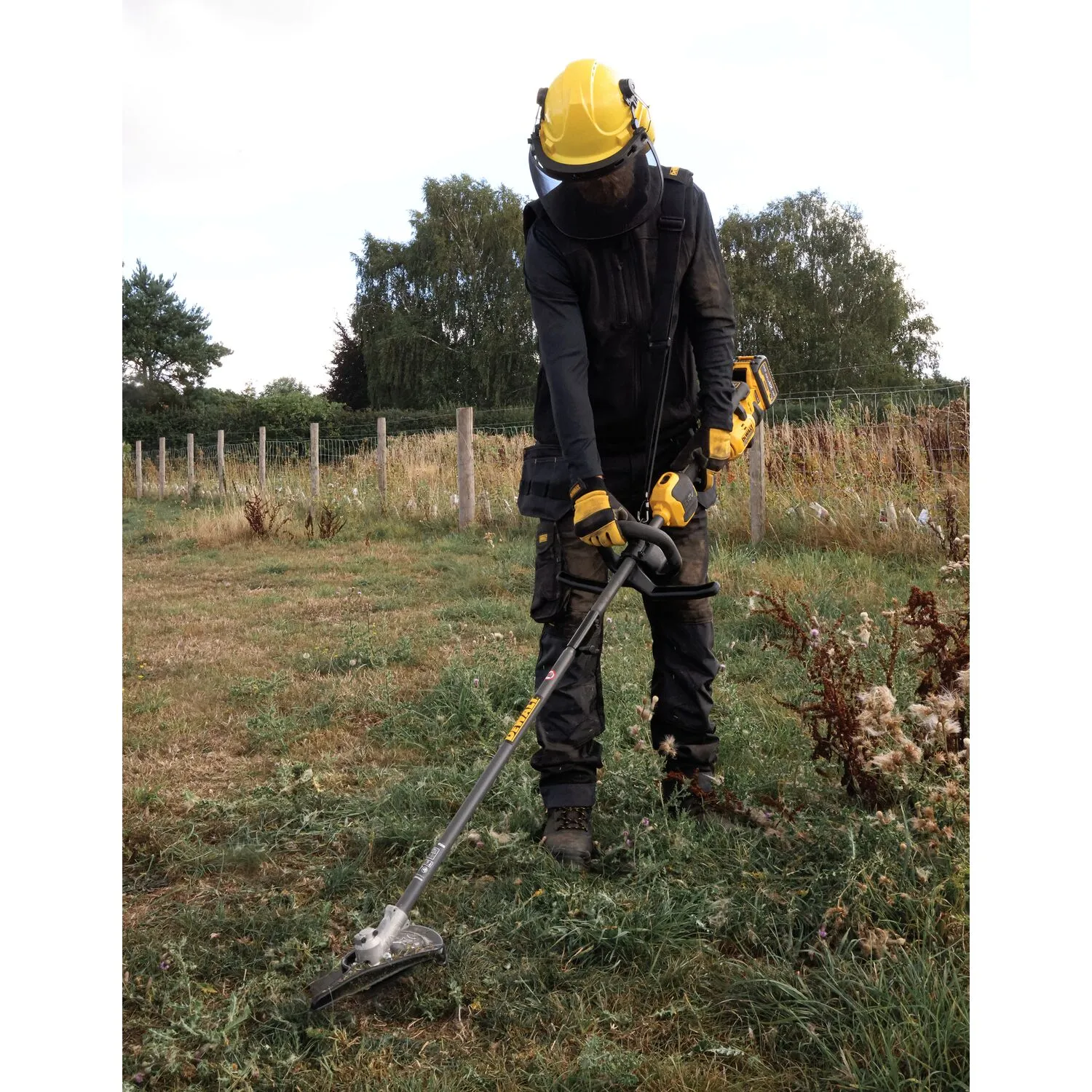 DeWALT DCMASBC1N 54V XR FLEXVOLT Système combiné sans fil Coupe-bordure sur perche accessoire - Sans balais