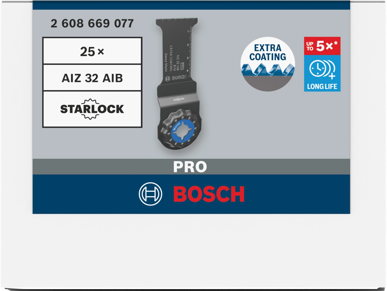 Bosch 2608669077 PRO / AIZ 32 AIB BIM invalzaagblad - 50 x 32mm - Metaal (1 st)-image