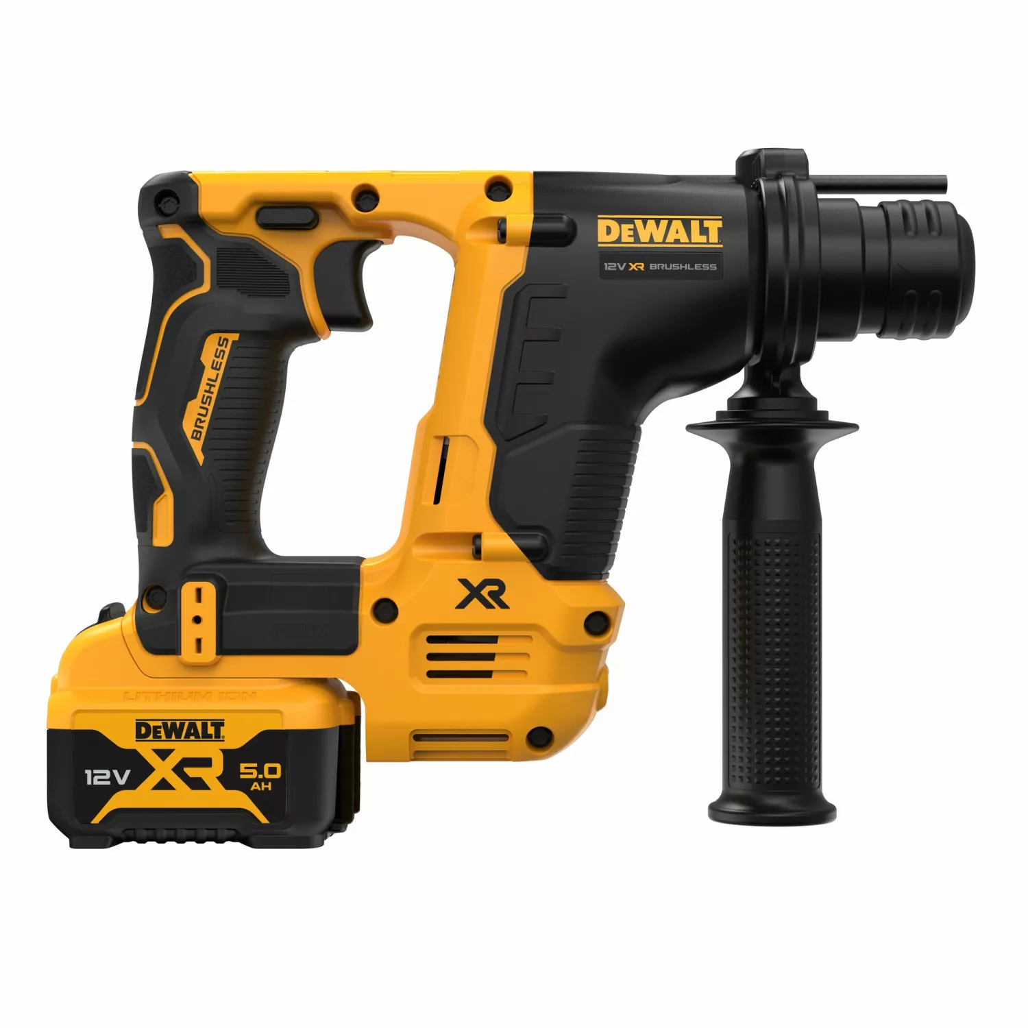 DeWALT DCH072P2-QW 12V Li-ion XR accu SDS-plus combihamer set (2x5.0Ah) in TSTAK - 1.1J - koolborstelloos-image