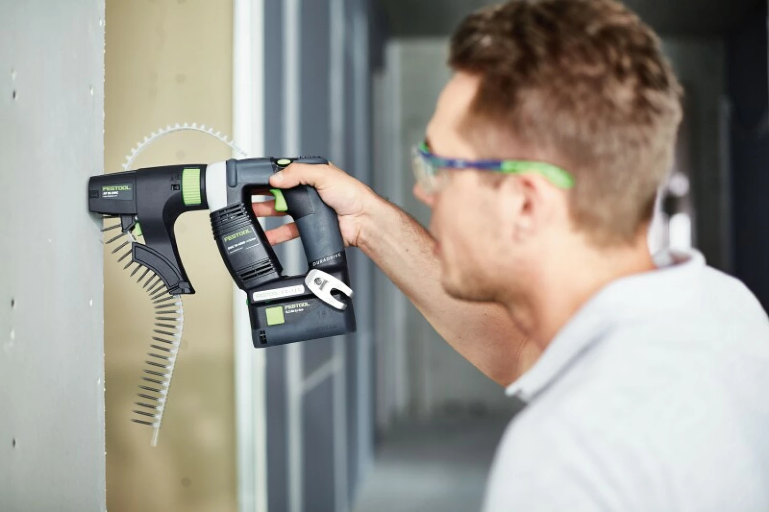 Festool DURADRIVE DWC 18-2500-Basic 18V Li-Ion accu bandschroefmachine body in systainer - 18Nm - 55mm - koolborstelloos-image