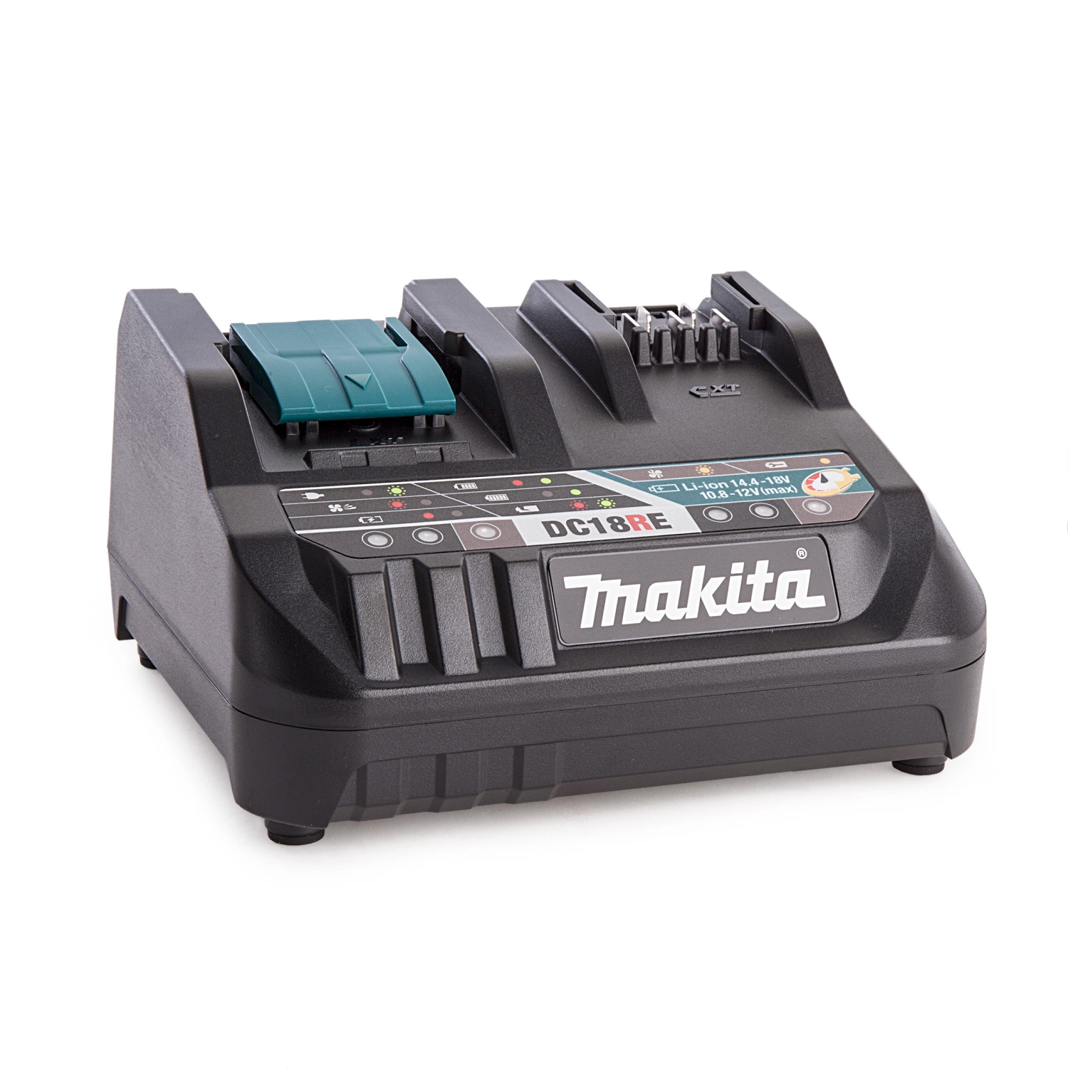 Makita DC18RE - Chargeur rapide 10,8V-14,4V-18V Li-ion - Avec système de refroidissement-image