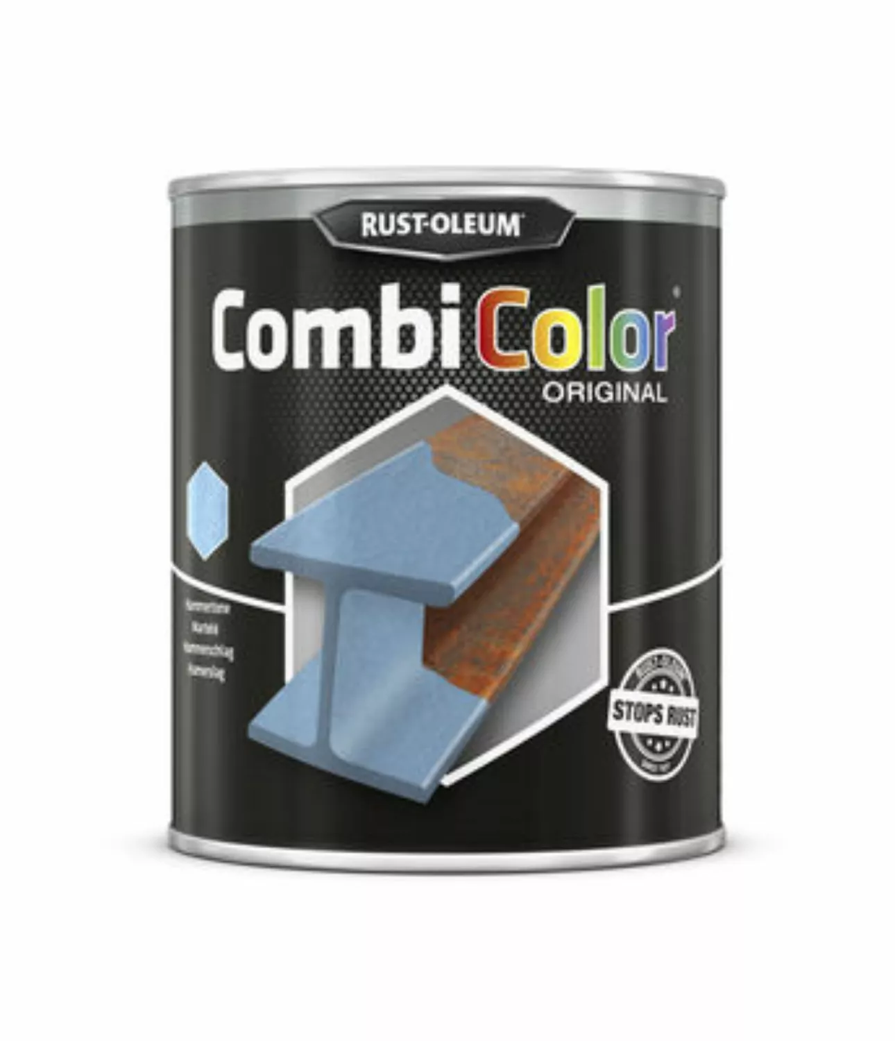 Rust-Oleum CombiColor HAMMERTONE BROWN 0,75L-image