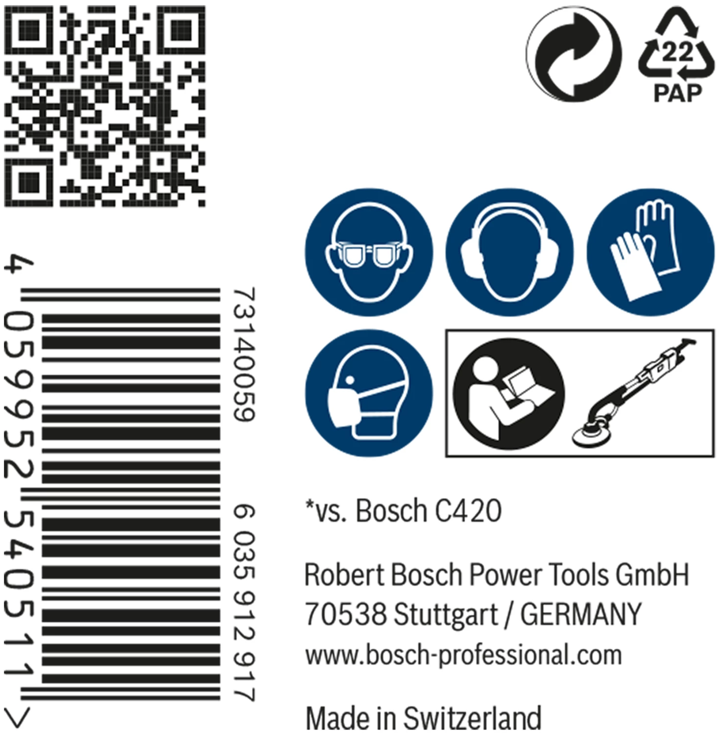 Bosch EXPERT 2608900713 - EXPERT Abrasif M480 Best for Wood and Paint, diamètre 225 mm, grain 240, 25x-image