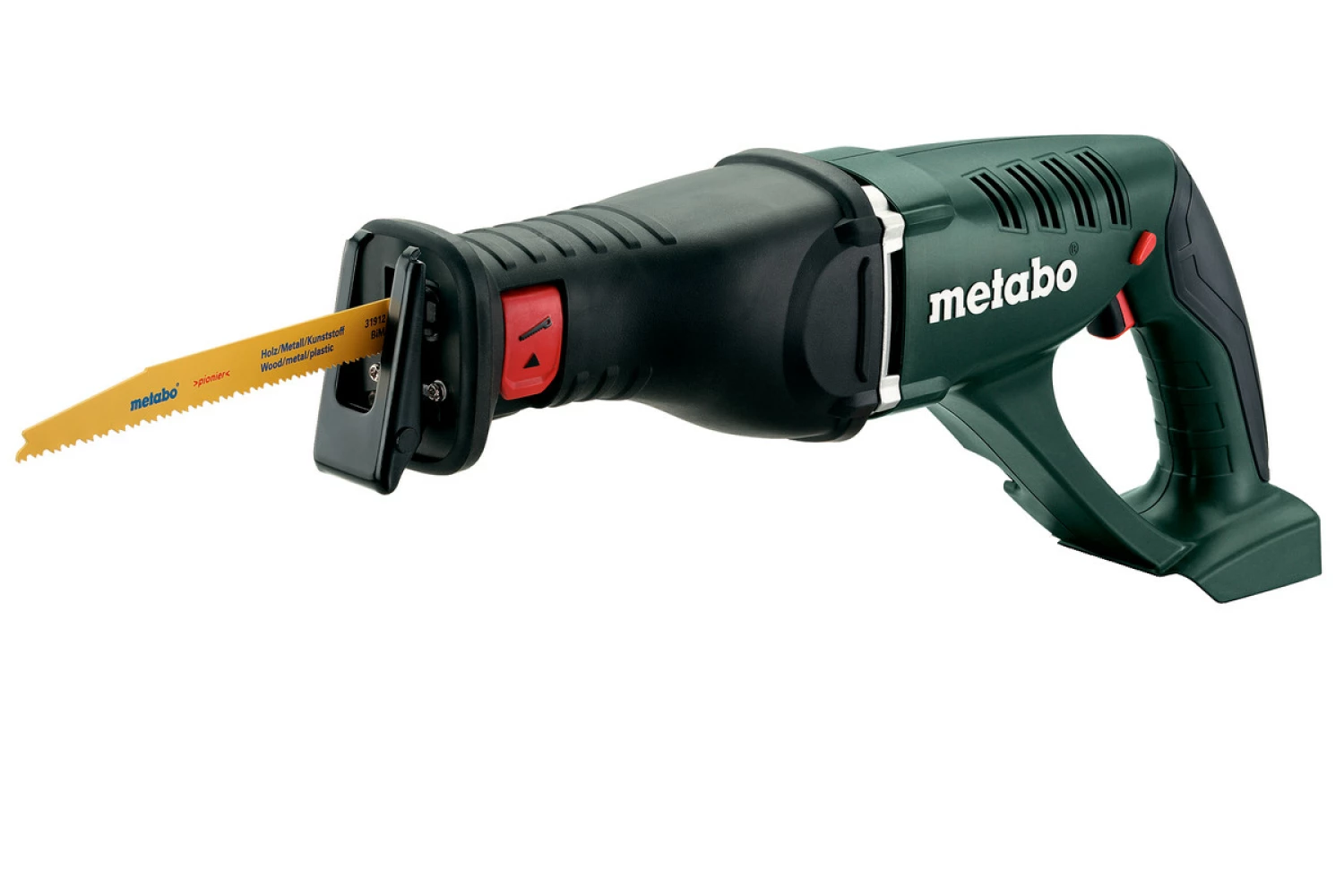 Metabo ASE 18 LTX 18V Li-Ion accu reciprozaag set (2x 4.0Ah Li-Power accu) in metaBOX - snelwissel-image