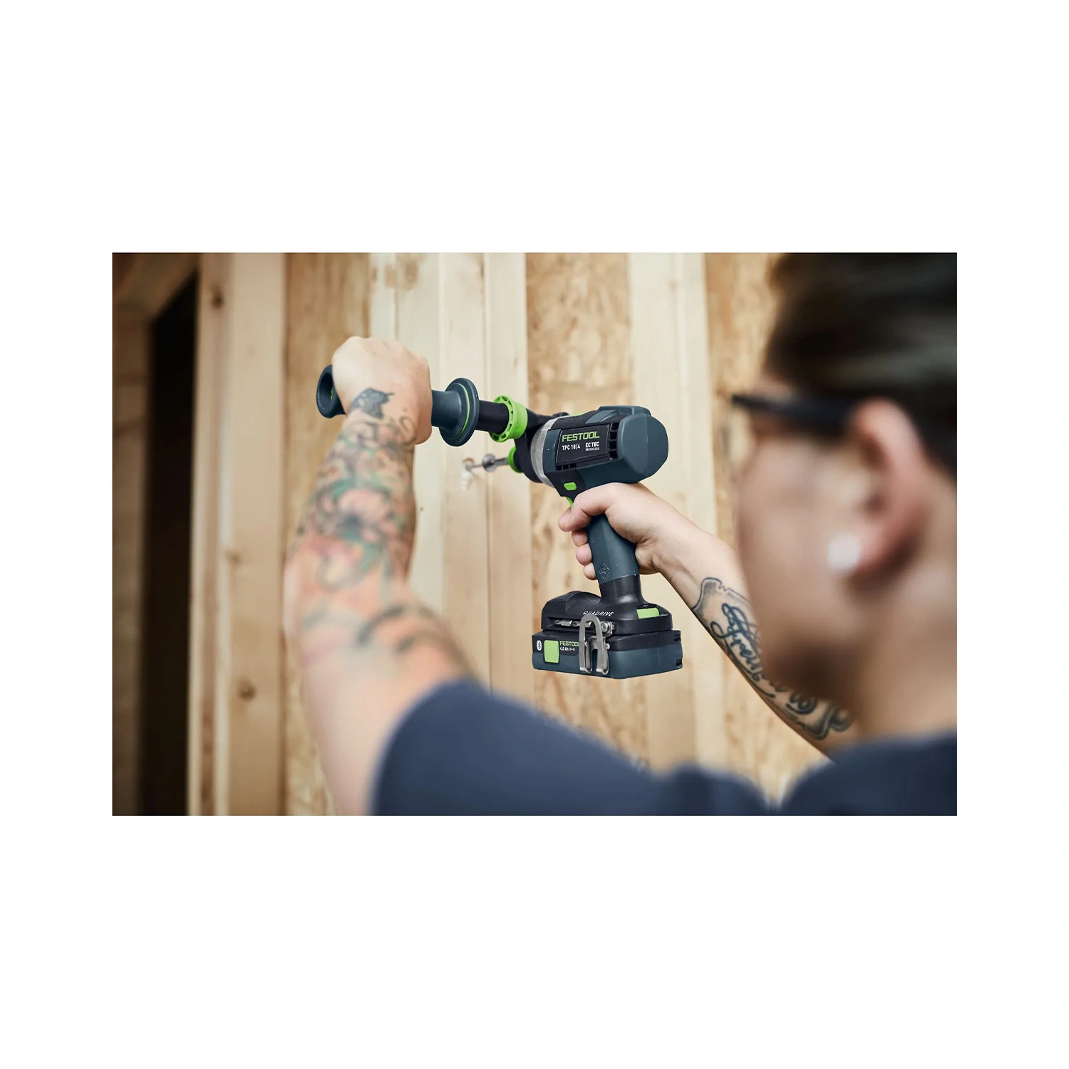 Festool TPC 18 Basic-Set/XL 18V accu klopboormachine in systainer