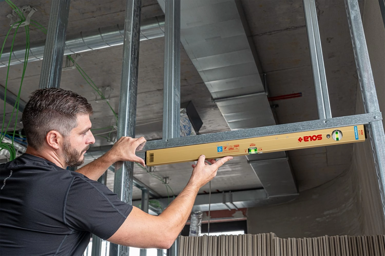 Sola AZM Niveau à bulle Triple Set Combo - magnétique - 300 / 600 / 1000 mm-image