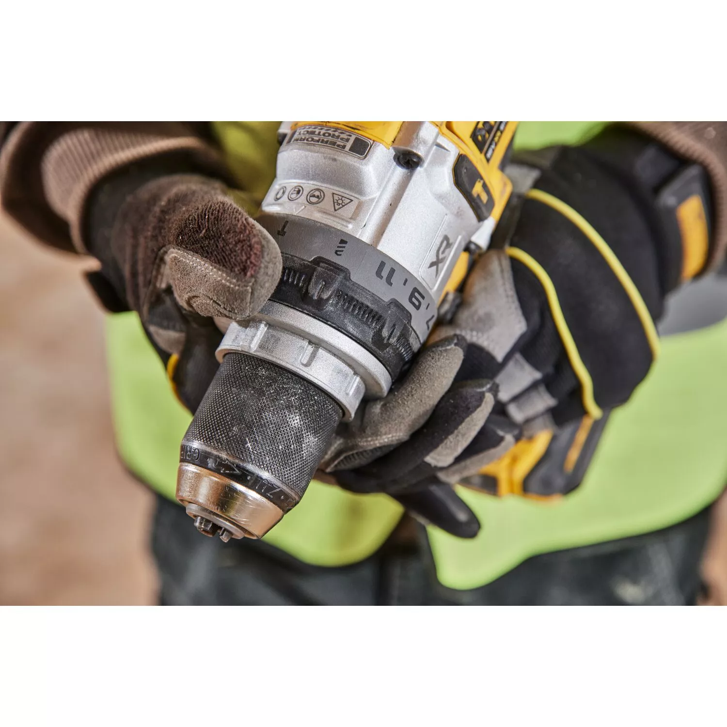 DeWALT DCD1007WW1T Perceuse à percussion/visseuse sans fil Li-ion 18 V (1 batterie de 8,0 Ah) dans TSTAK - 169 Nm-image