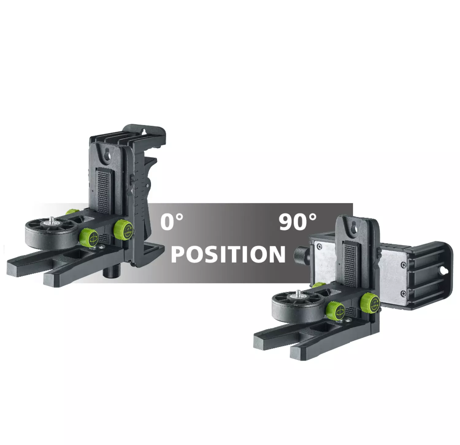 Laserliner CrossGrip Plus Support de fixation et mural - magnétique - 1/4«-image