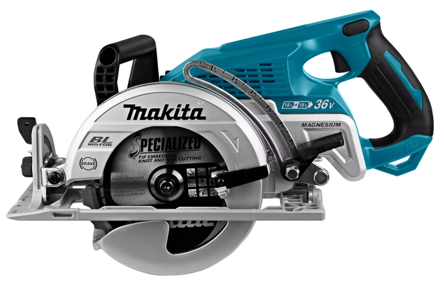 Makita DRS780Z Scie circulaire sans-fil - 2 x 18V Li-ion - 185 mm - Machine seule-image