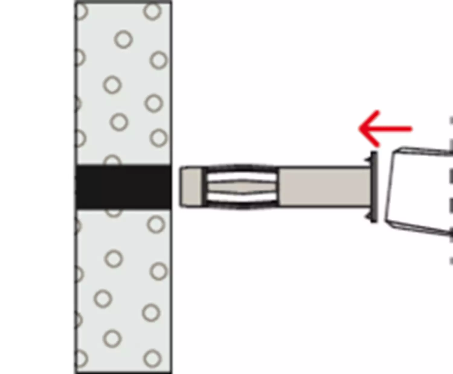 Fischer 519778 HM Hollewandplug 6 x 52 S - M6 - voor plaatdikte 7-21mm (50st)-image