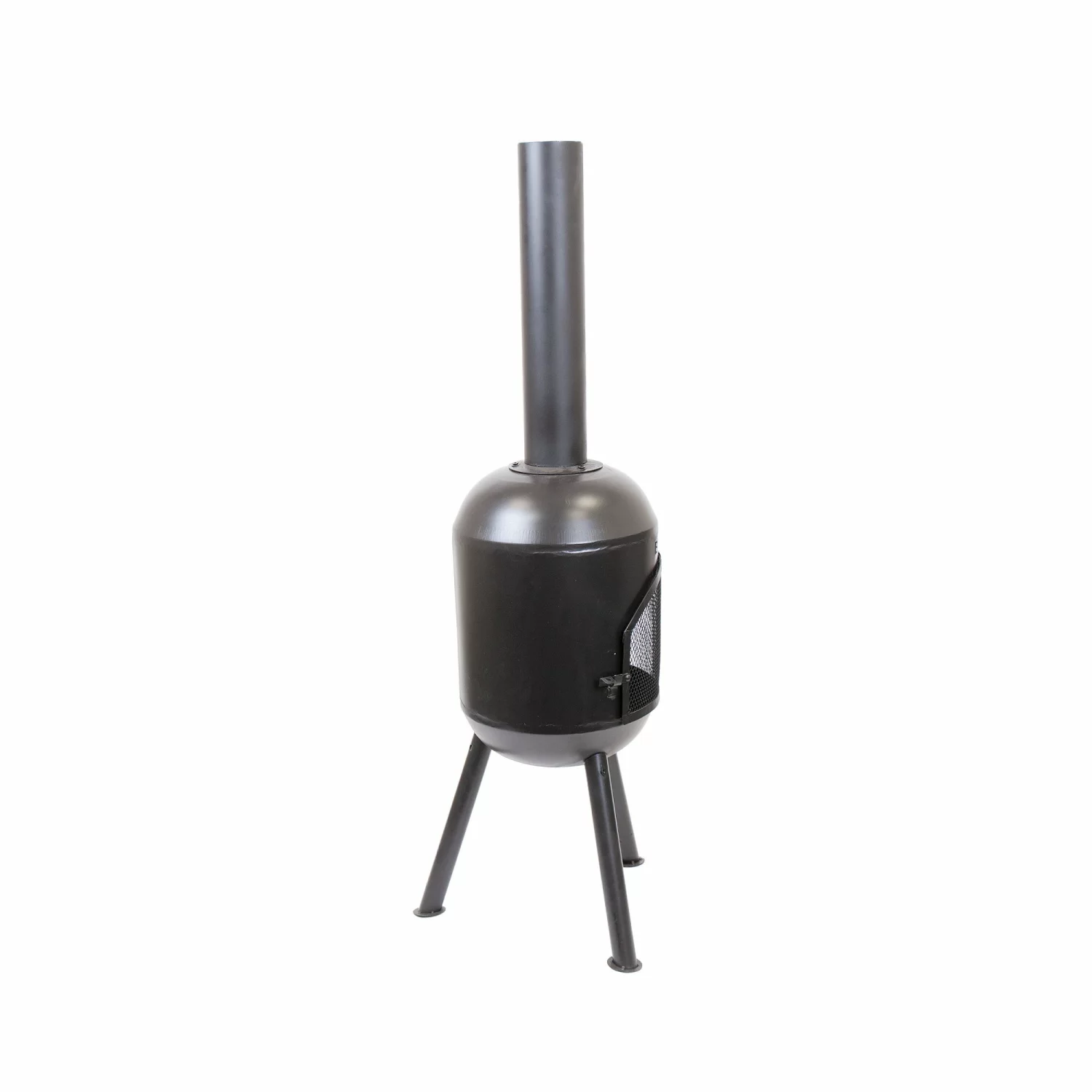 BonFeu 3401 BonSolo - Cheminée extérieure - noir - 126cm - 34cm-image