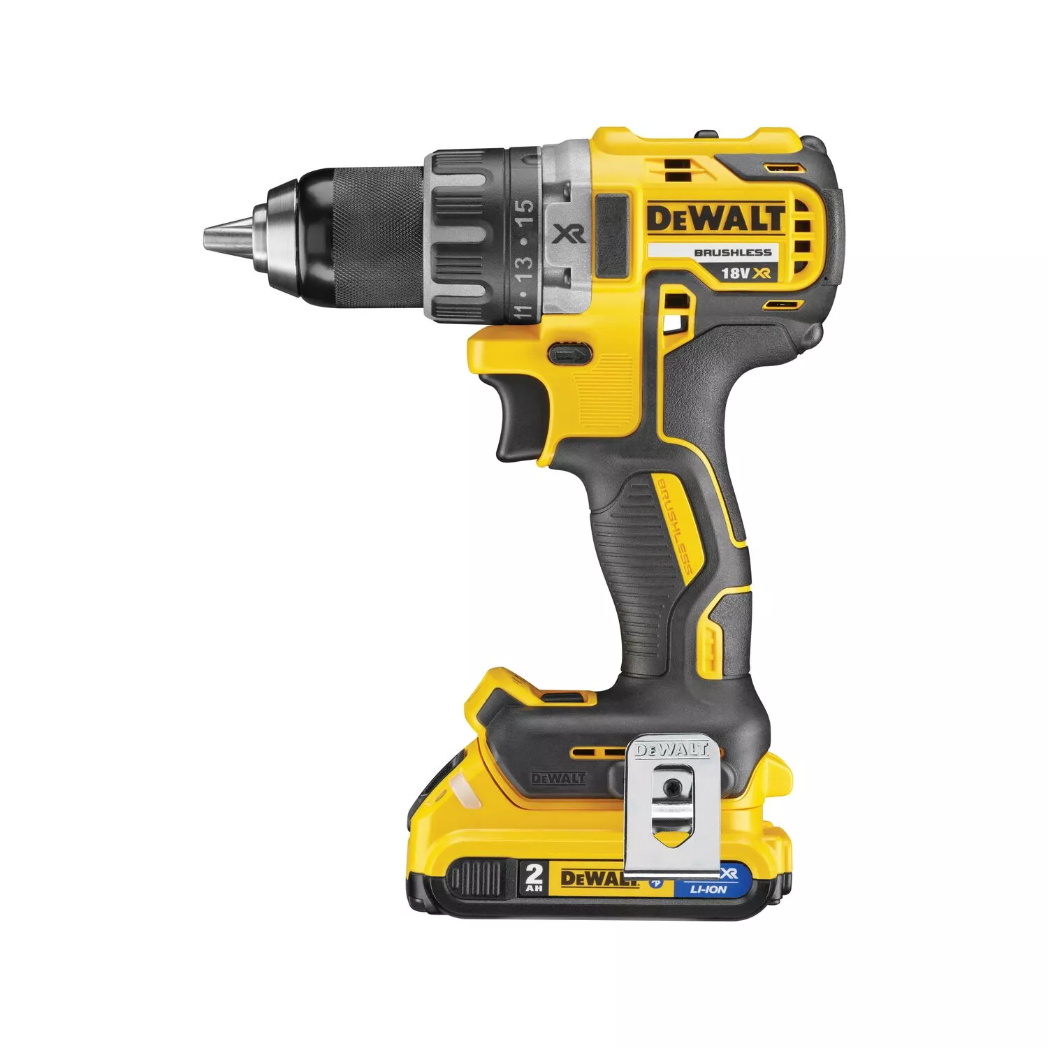 DeWALT DCD791D2 - Set perceuse visseuse Li-Ion 18V (2x batterie 2.0Ah) dans TSTAK - moteur brushless - 70Nm-image