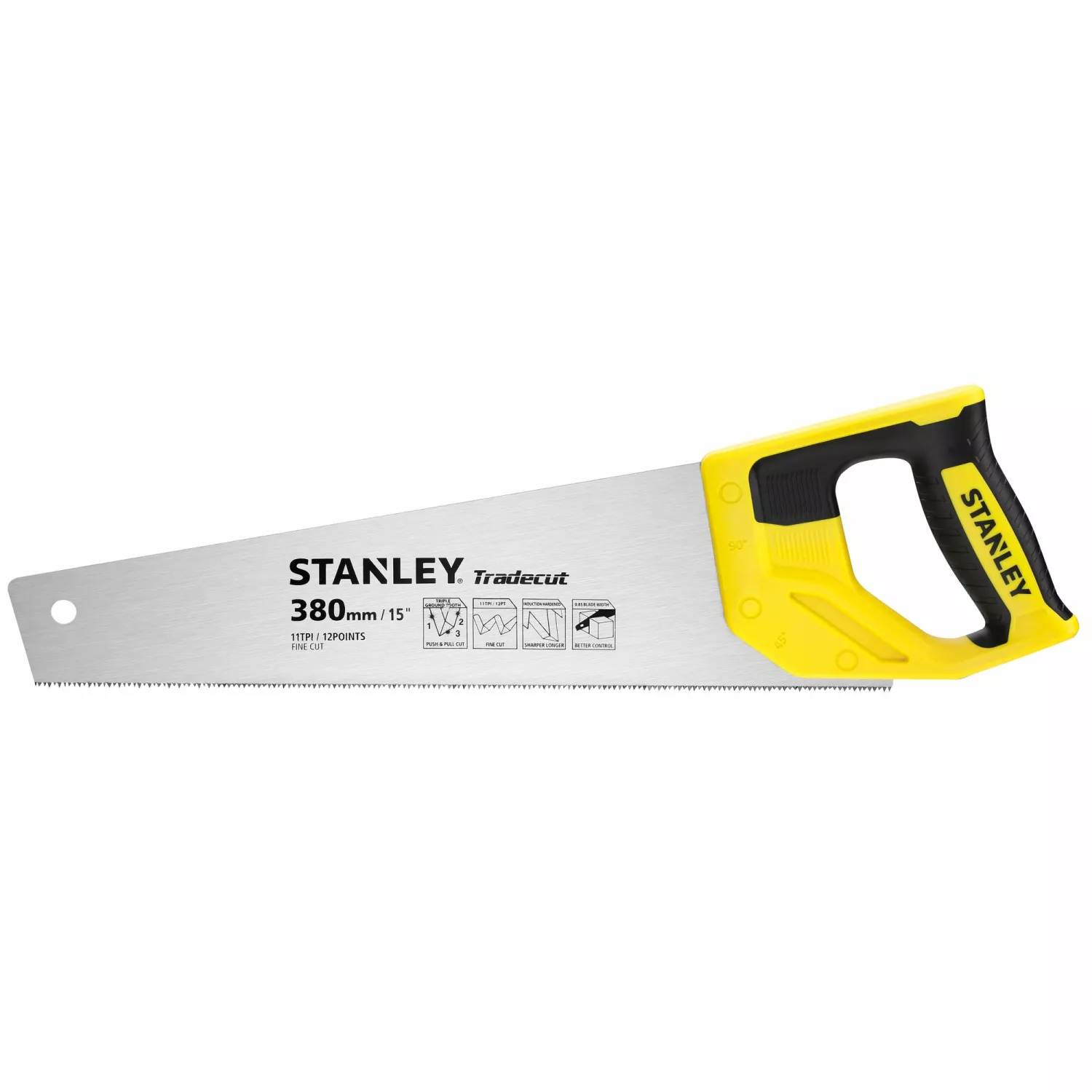 Stanley STHT20349-1 Houtzaag Tradecut Fijn - 380mm - 11 TPI-image