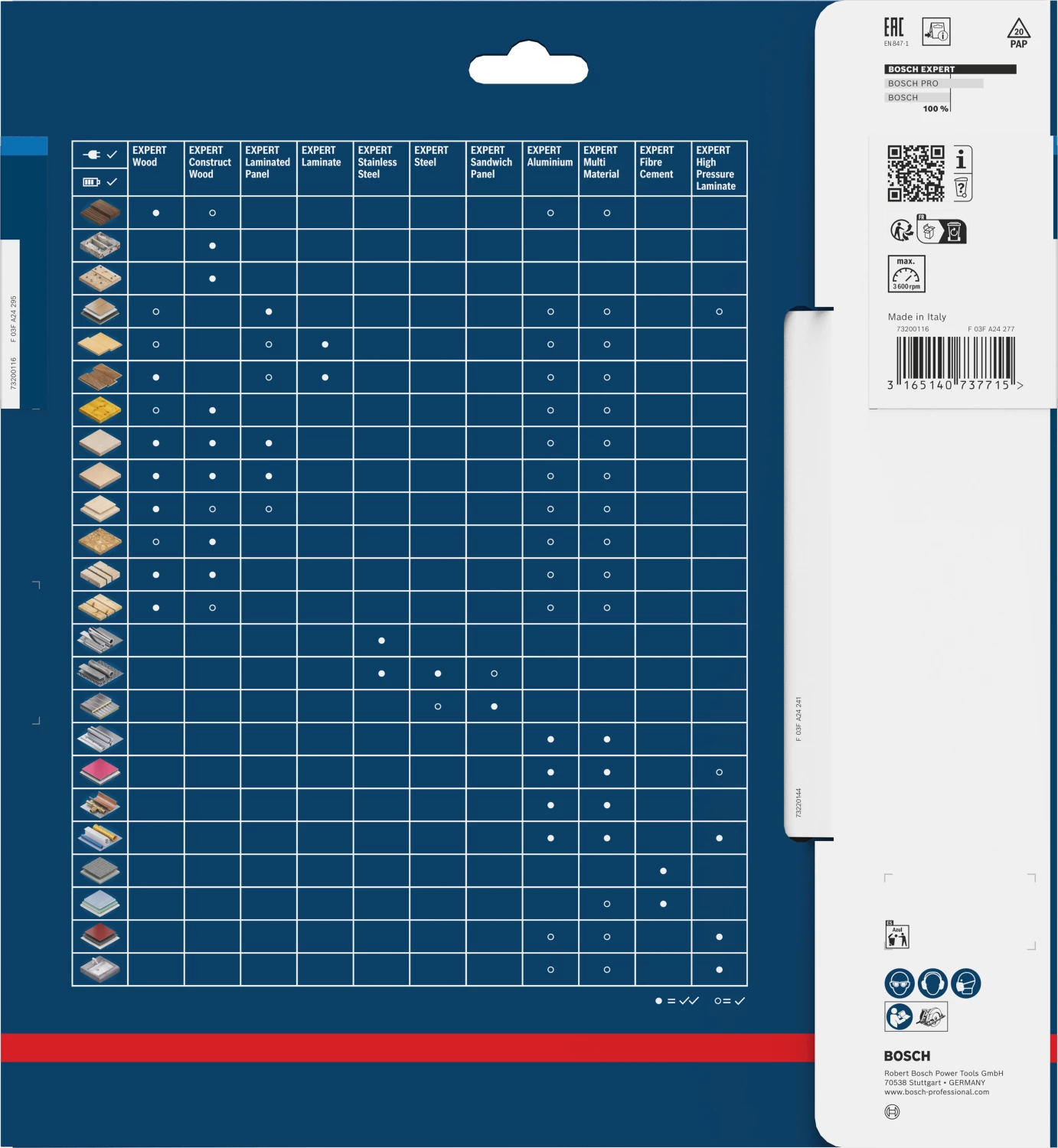 Bosch 2608643058 Cirkelzaagblad - 230 x 25,4 x 48T - Metaal - Carbide-image