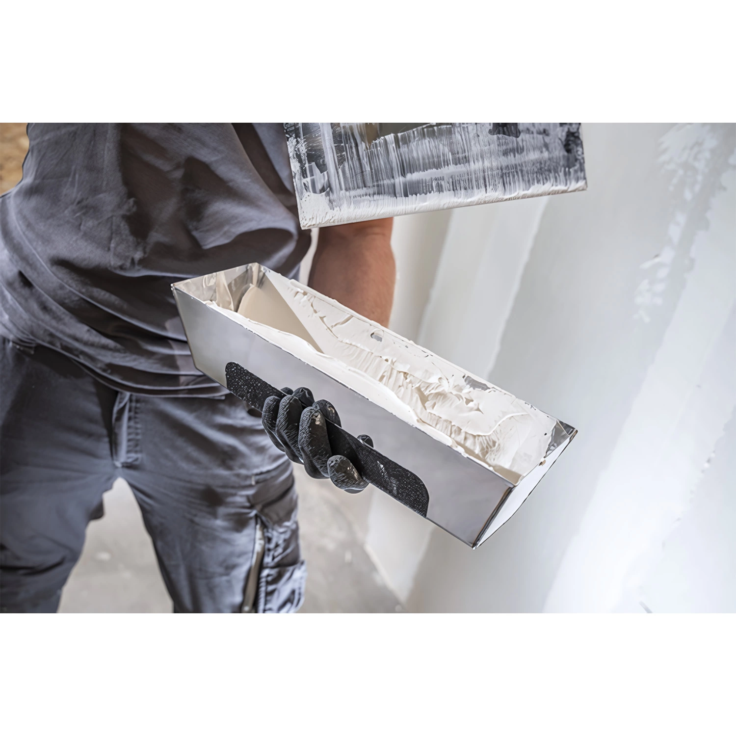 Wolfcraft 4059000 Plamuurbak RVS - 2L-image