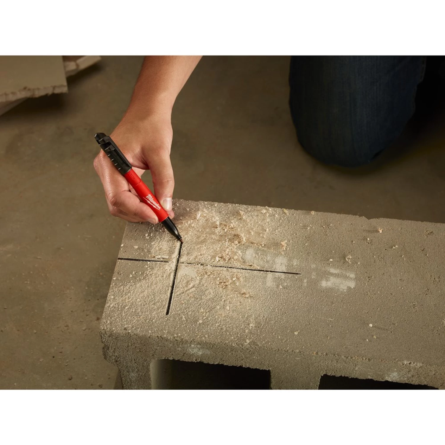 Milwaukee 4932480551 INKZALL™ Marker - Fijn - Zwart - 1.0mm (4st)-image