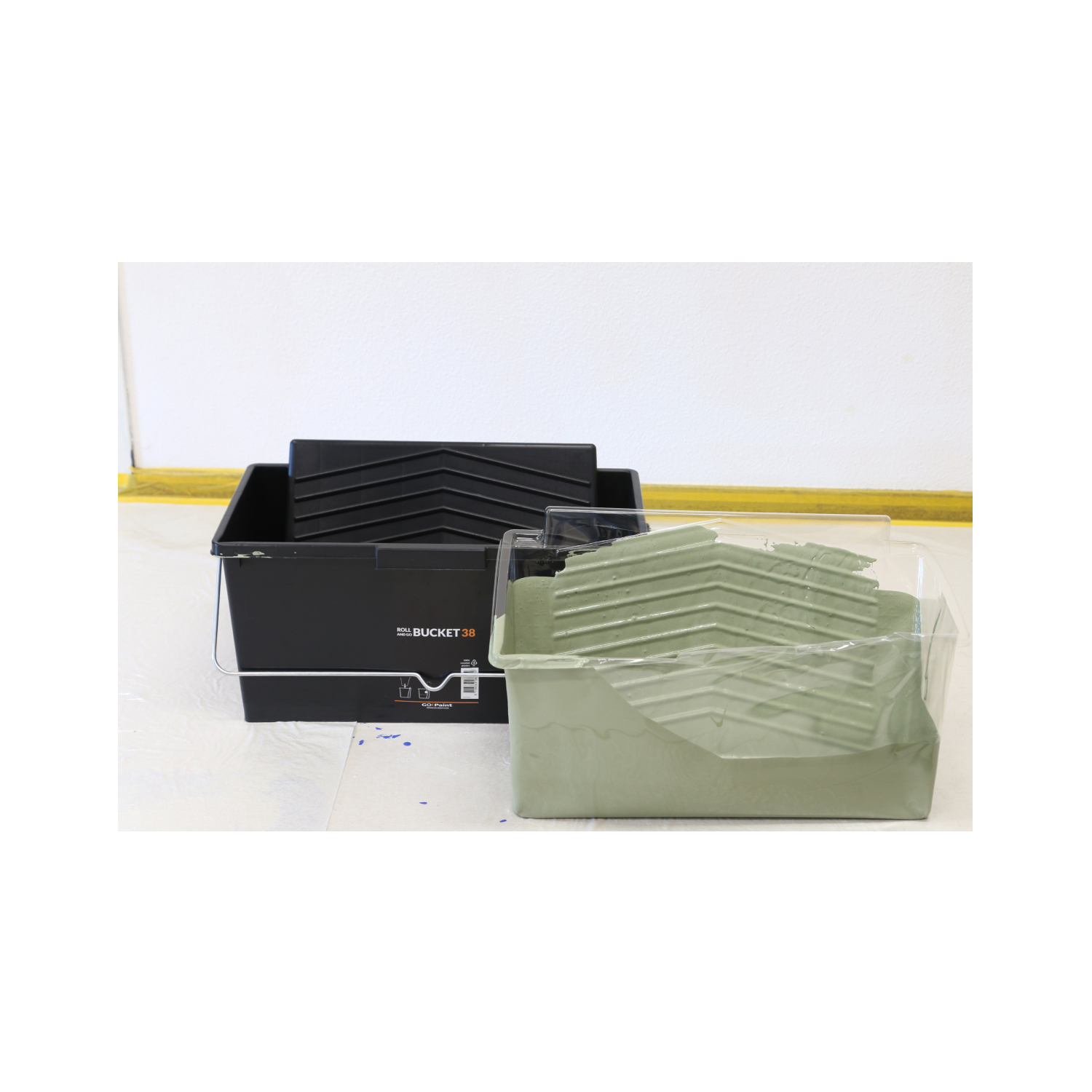 Go!Paint Roll And Go Verfemmer - 38cm Roller - 15L + 3 Inzetemmers-image